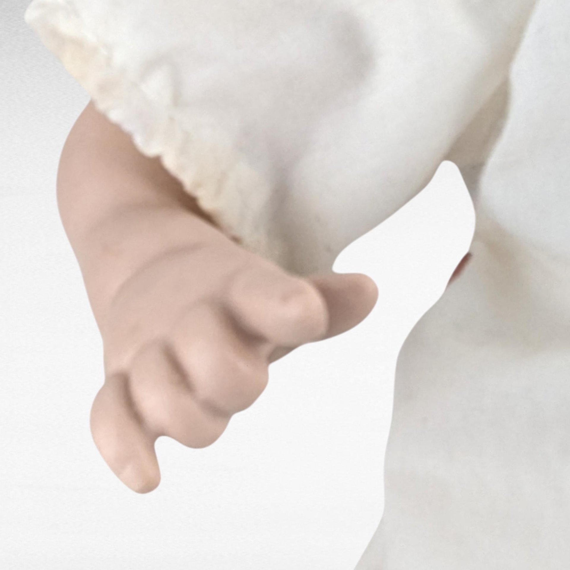 Vintage Musical Porcelain Baby Doll | Plays Brahms' Lullaby | Collectible Doll | Vintage Toy