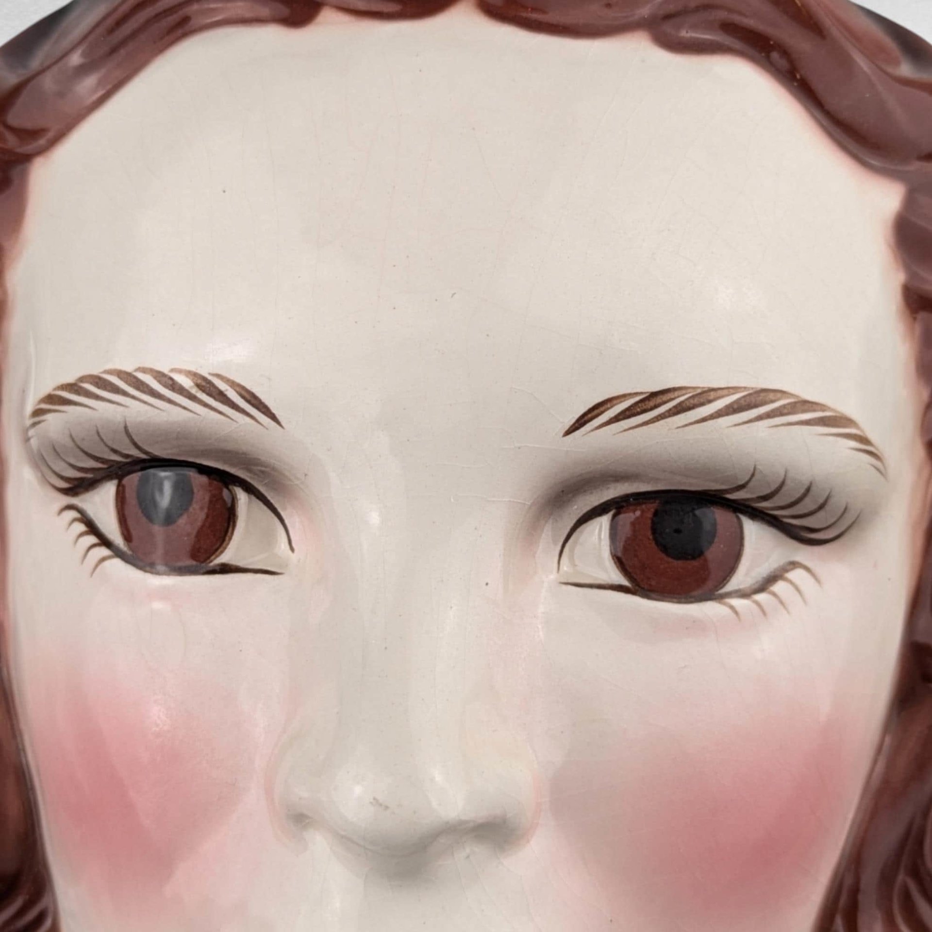 1995 Clay Art Wizard of Oz Dorothy Wall Mask | Turner Entertainment | Vintage Home Decor | Movie Memorabilia