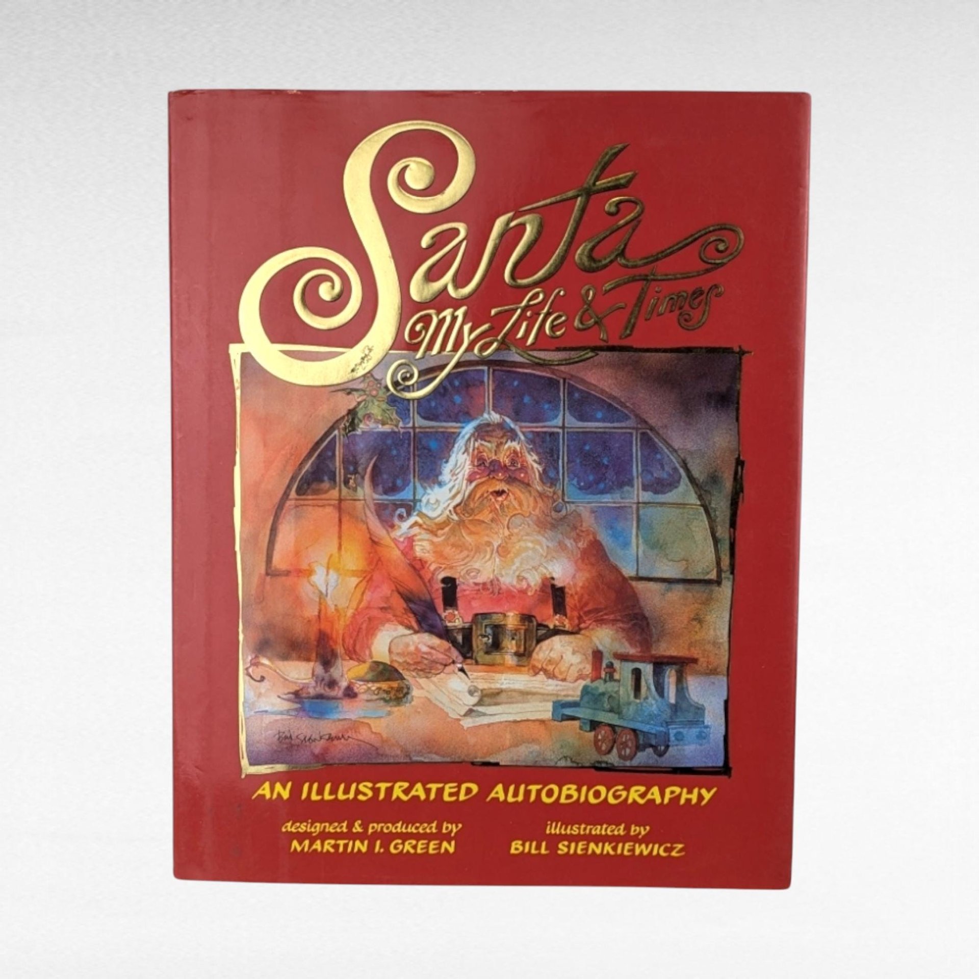 1998 Avon Books Santa 'My Life and Times' Illustrated Autobiography, Martin Green. 