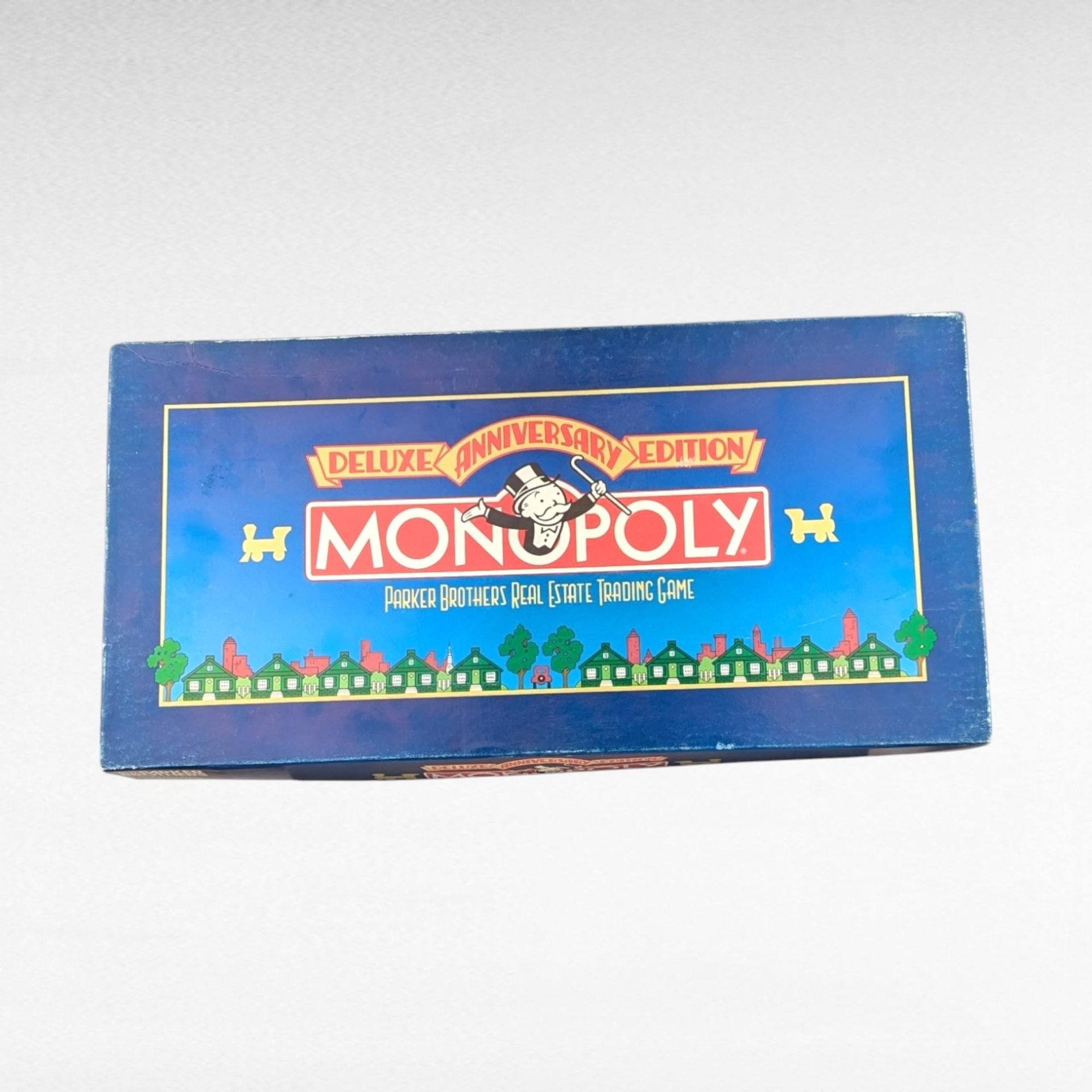 Vintage Monopoly Deluxe Edition Board Game - Classic Family Game Night -  Complete Set (No Instructions) - Collectible Board Game