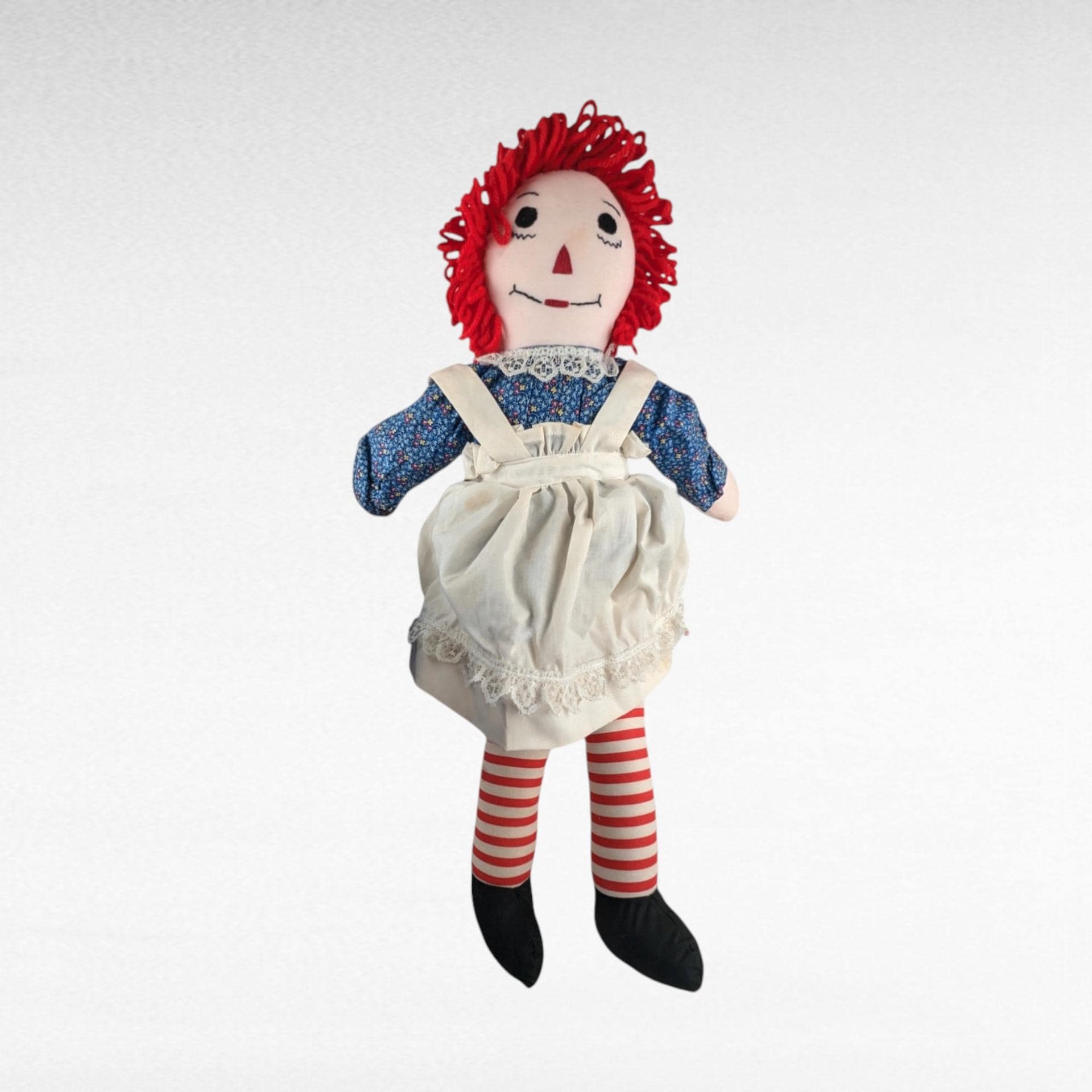 Vintage Raggedy Ann and Andy Dolls - Large Rag Dolls - Collectible Dolls -  Classic Toys - Nostalgic Gift - Children's Playroom Decor
