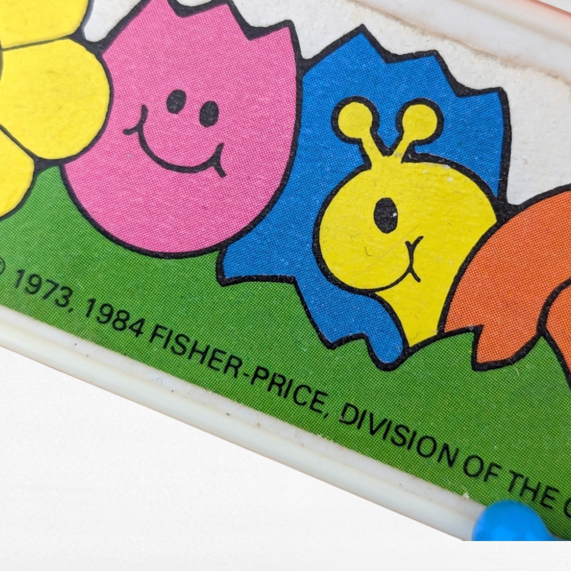 Vintage 1984 Fisher-Price Activity Center - Baby Toy - Crib and Playpen Toy - Sensory Toy