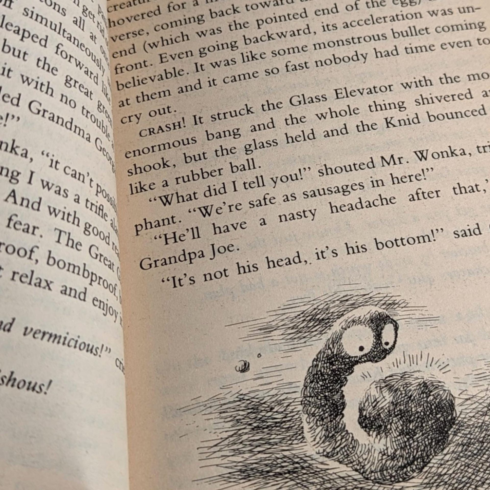 1972 Charlie and the Great Glass Elevator, Roald Dahl, Vintage Softcover, Illustrated by Joseph Schindelman, Children's Literature