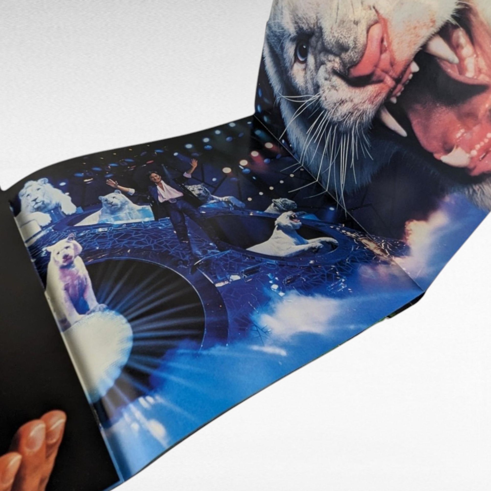 Vintage Siegfried & Roy Mirage Souvenir Program Book, 1990s Magic Show Memorabilia, Las Vegas Souvenir, Gift for Magician