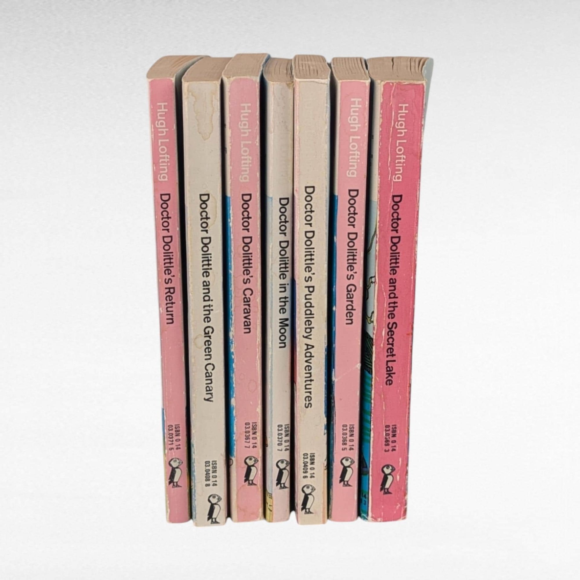 Vintage 1970s Dr. Doolittle Book Set - 7 Softcover Books - Hugh Lofting - Children's Classics - Collectible Books