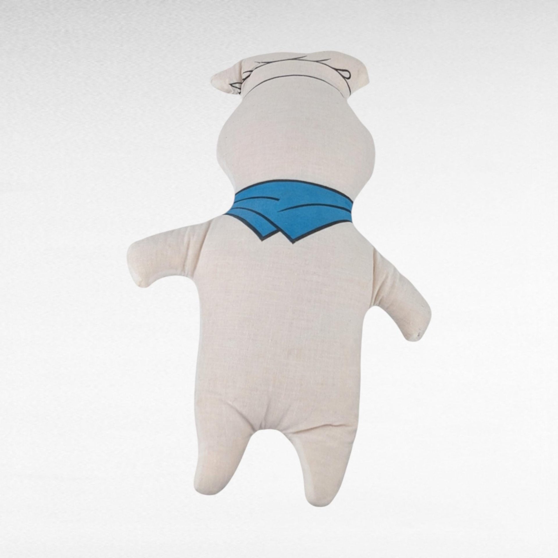 Vintage Pillsbury Doughboy Poppin' Fresh Plush, 13.5 Inch Stuffed Toy, Collectible Advertising Character