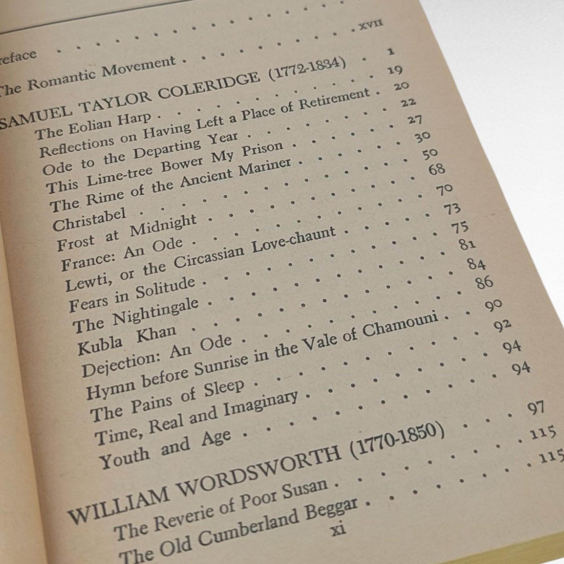 1963 Major English Romantic Poets Anthology, Coleridge, Wordsworth, Byron, Shelley, Keats, Vintage Poetry Book, Literary Gift