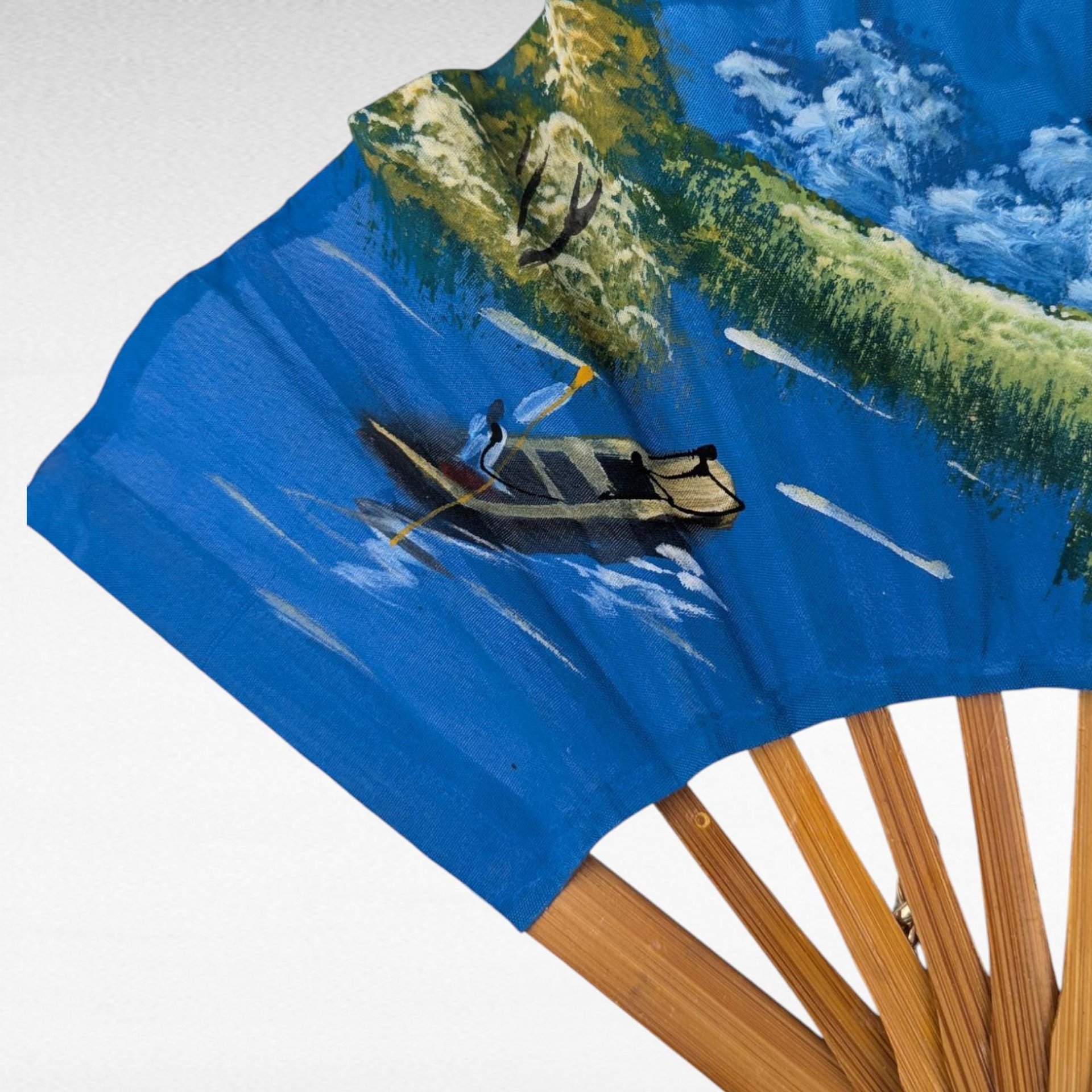 Vintage Decorative Fans, Cloth Wood Plastic, Asian Inspired Decor, Wall Hanging, Gift for Fan Collectors, Home Decor Accent