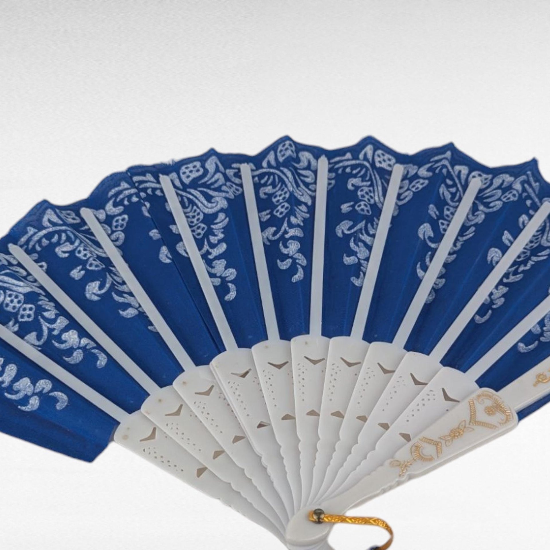 Vintage Decorative Fans, Cloth Wood Plastic, Asian Inspired Decor, Wall Hanging, Gift for Fan Collectors, Home Decor Accent