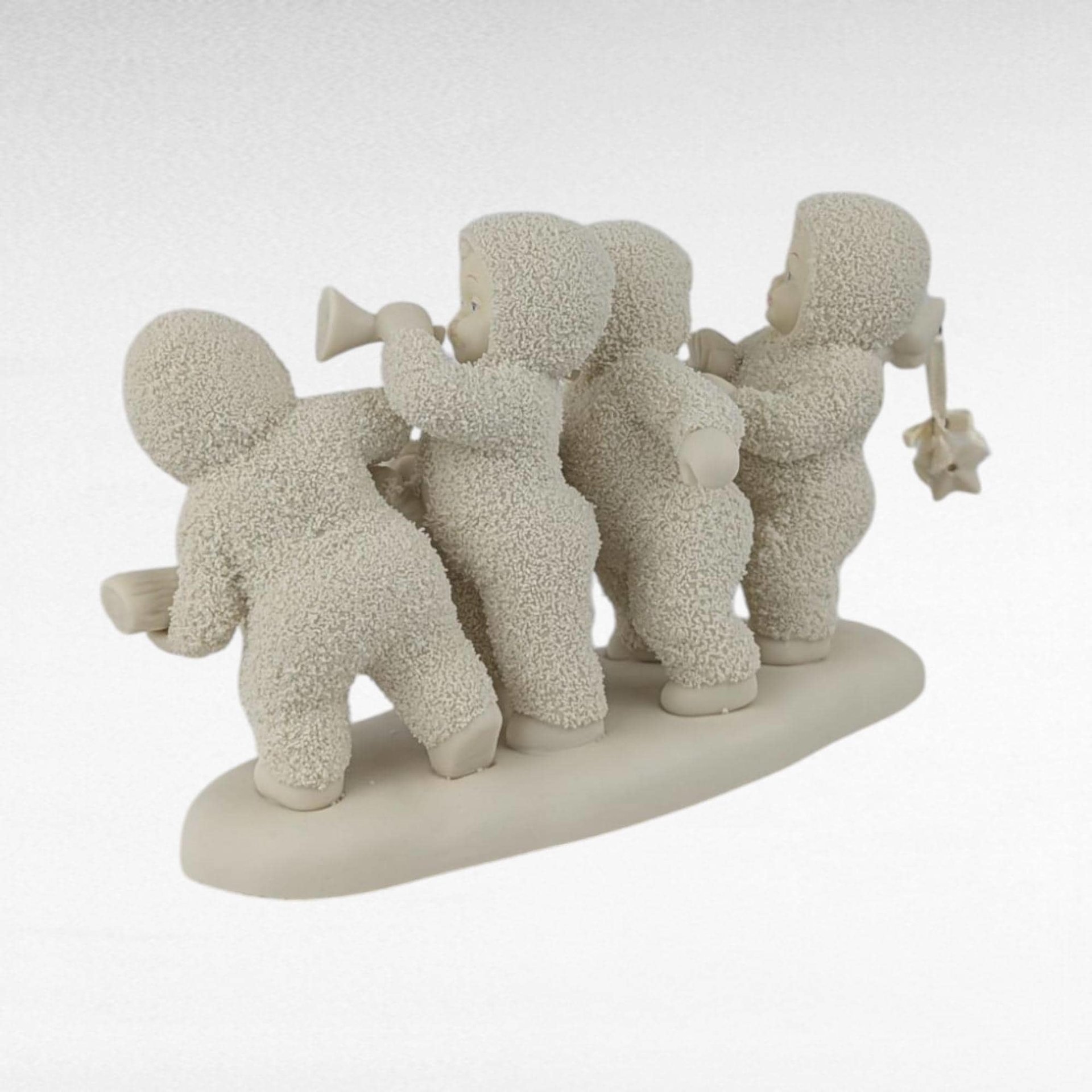 Vintage Dept 56 Snowbabies "Hi Ho, Hi Ho" Figurine, Collectible Snowbabies Figure, Gift for Snowbabies Collector, Christmas Decor
