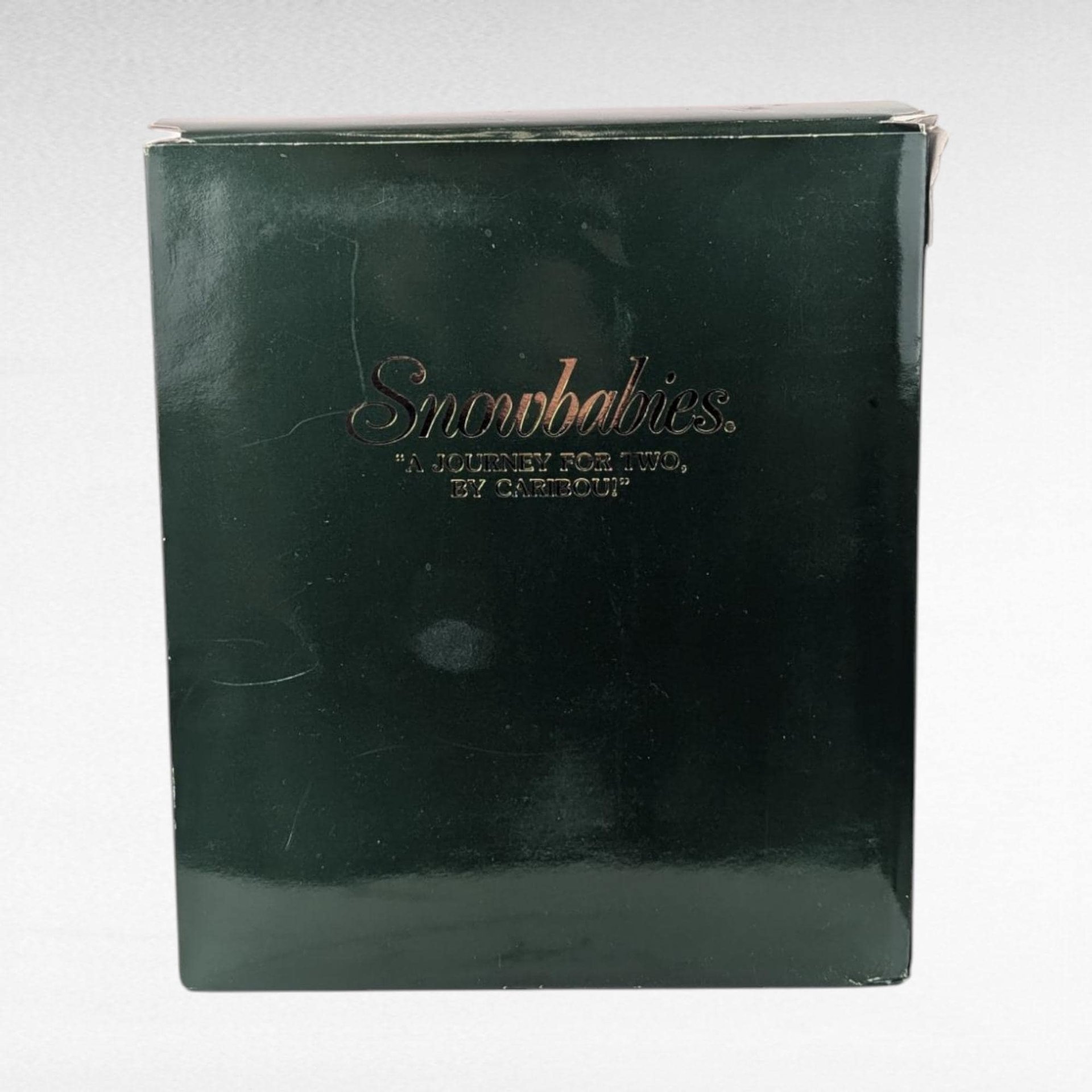 Vintage Dept 56 Snowbabies "A Journey for Two by Caribou!" Figurine, 8 Inch, Collectible Snowbabies, Gift for Collector, Christmas Decor