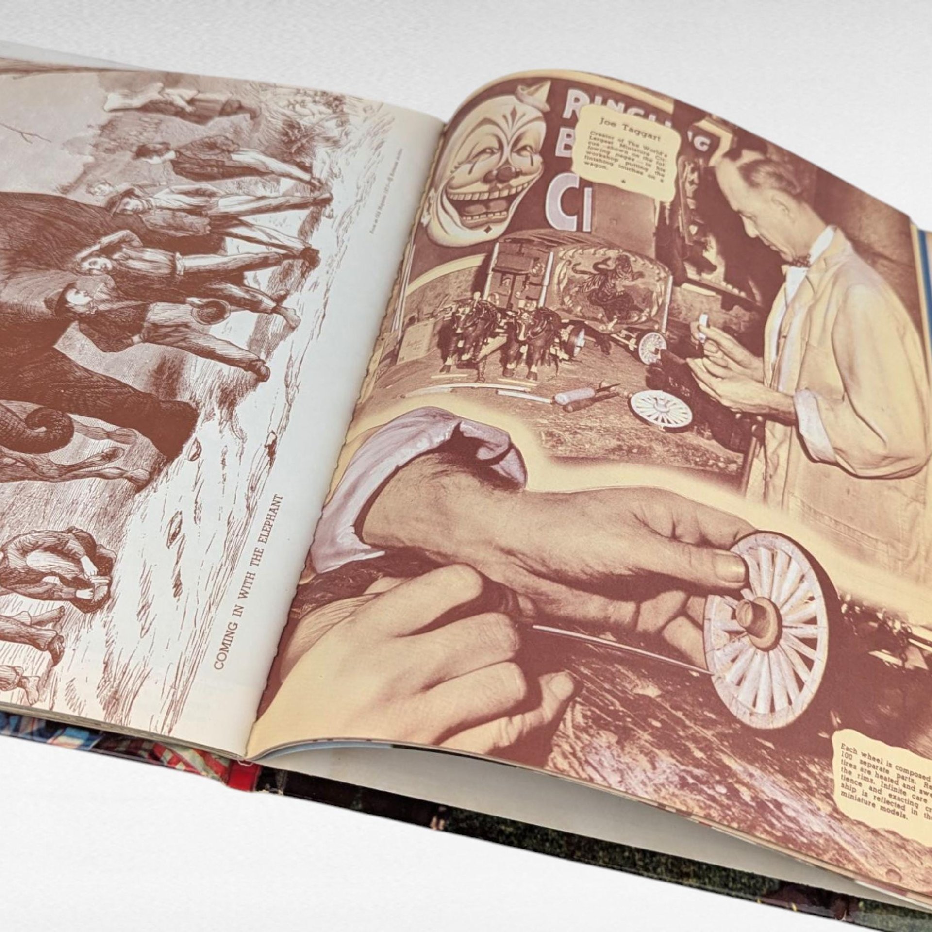 1961 Ideals The Circus Children's Book, Vintage Hardcover, Van B Hooper, Collectible Kids Book, Circus Theme Decor, Gift for Child