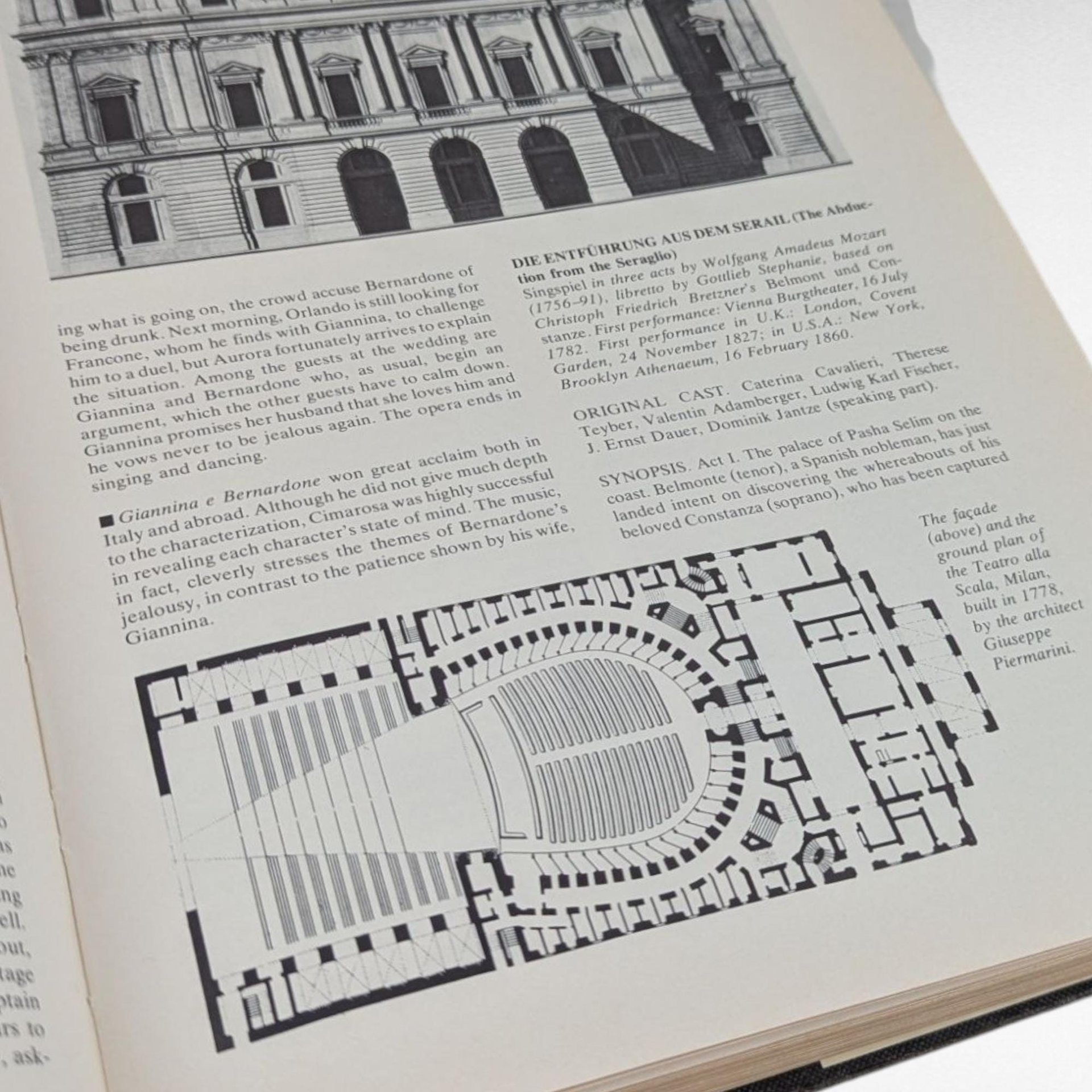 1977 Simon & Schuster Book of the Opera, Hardcover Reference Guide, Vintage Music Book, Opera Lover Gift, Illustrated Opera History