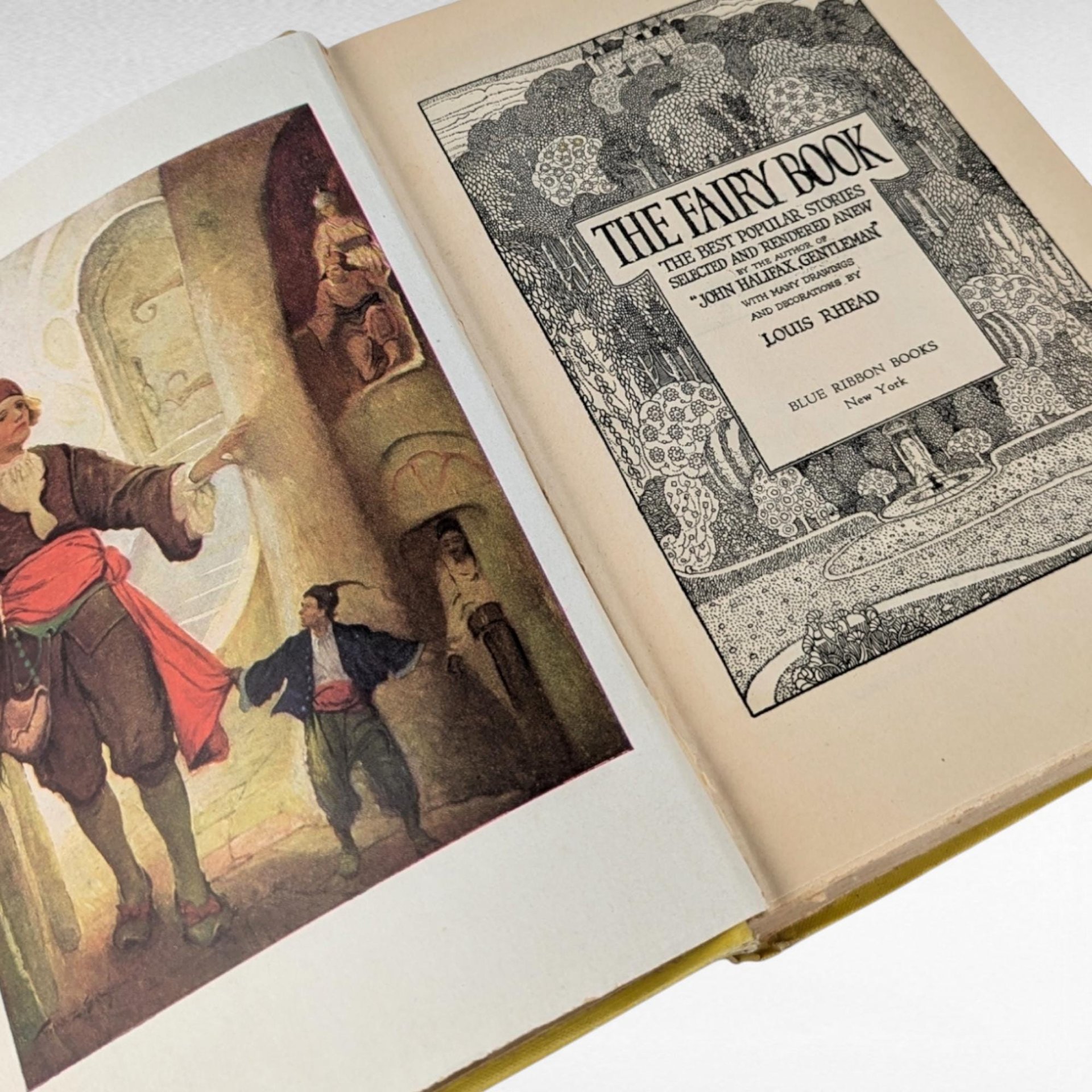 1922 The Fairy Book by Dinah Maria Mulock, Hardcover Book, Classic Children's Literature, Collectible Fairy Tales, Gift for Book Lover