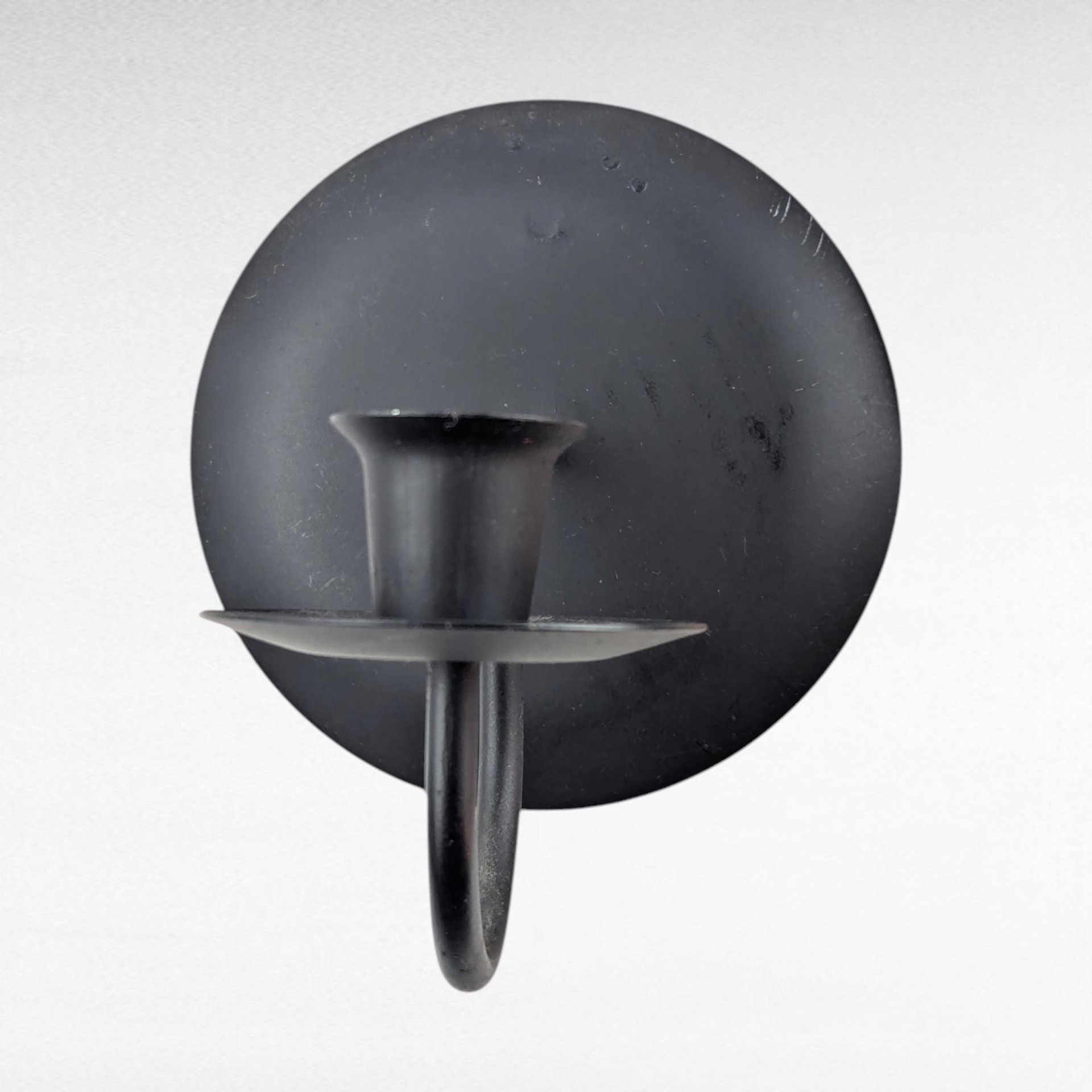 Vintage Black Old Orchard Wall Sconce Candle Holder Pair, Gothic Style Candle Wall Sconces, Iron Candle Holders, Home Decor, Gift for Her