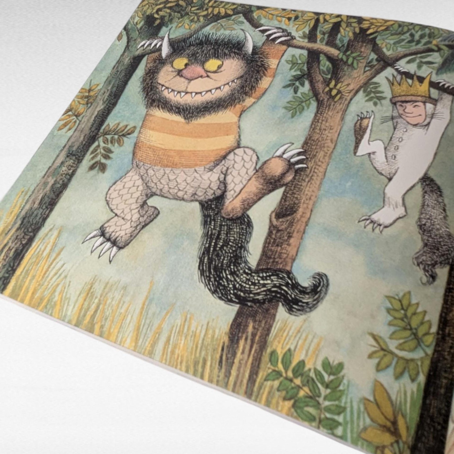 Vintage Where the Wild Things Are by Maurice Sendak, 1991 Softcover, Children's Book, Illustrated Classic, Bedtime Story, Nostalgic Gift