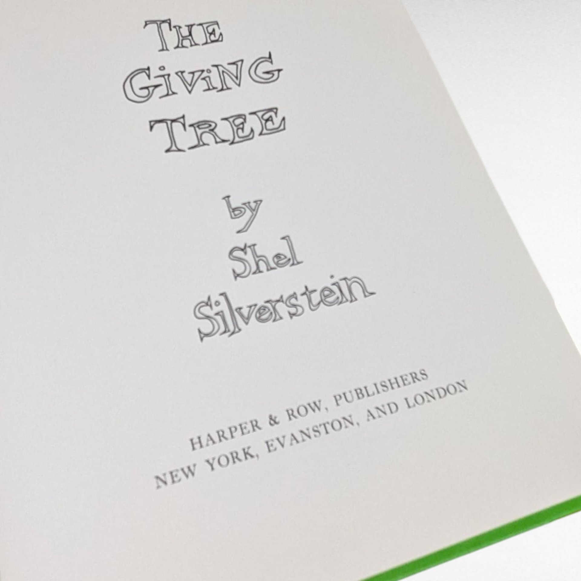 Vintage 1964 The Giving Tree by Shel Silverstein, Hardcover Children's Book, First Edition, Classic Illustrated Storybook, Haper and Row
