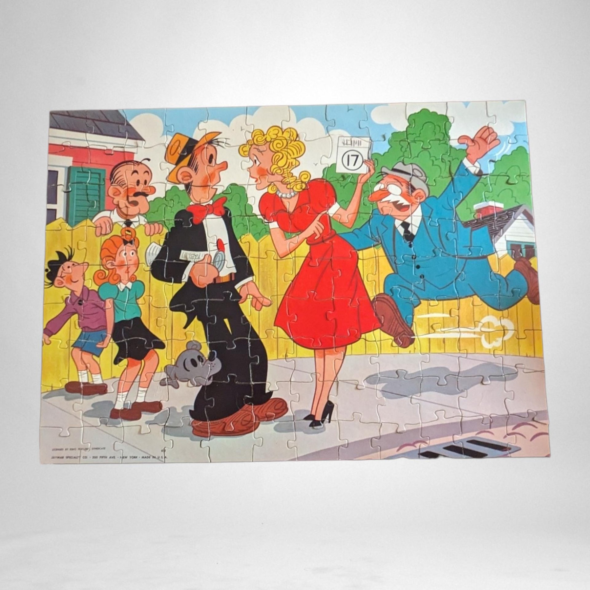 Vintage Puzzle Lot, Blondie, Tammy, Archie Jigsaw Puzzles, 1950s-60s, Complete Sets, Collectible Puzzles