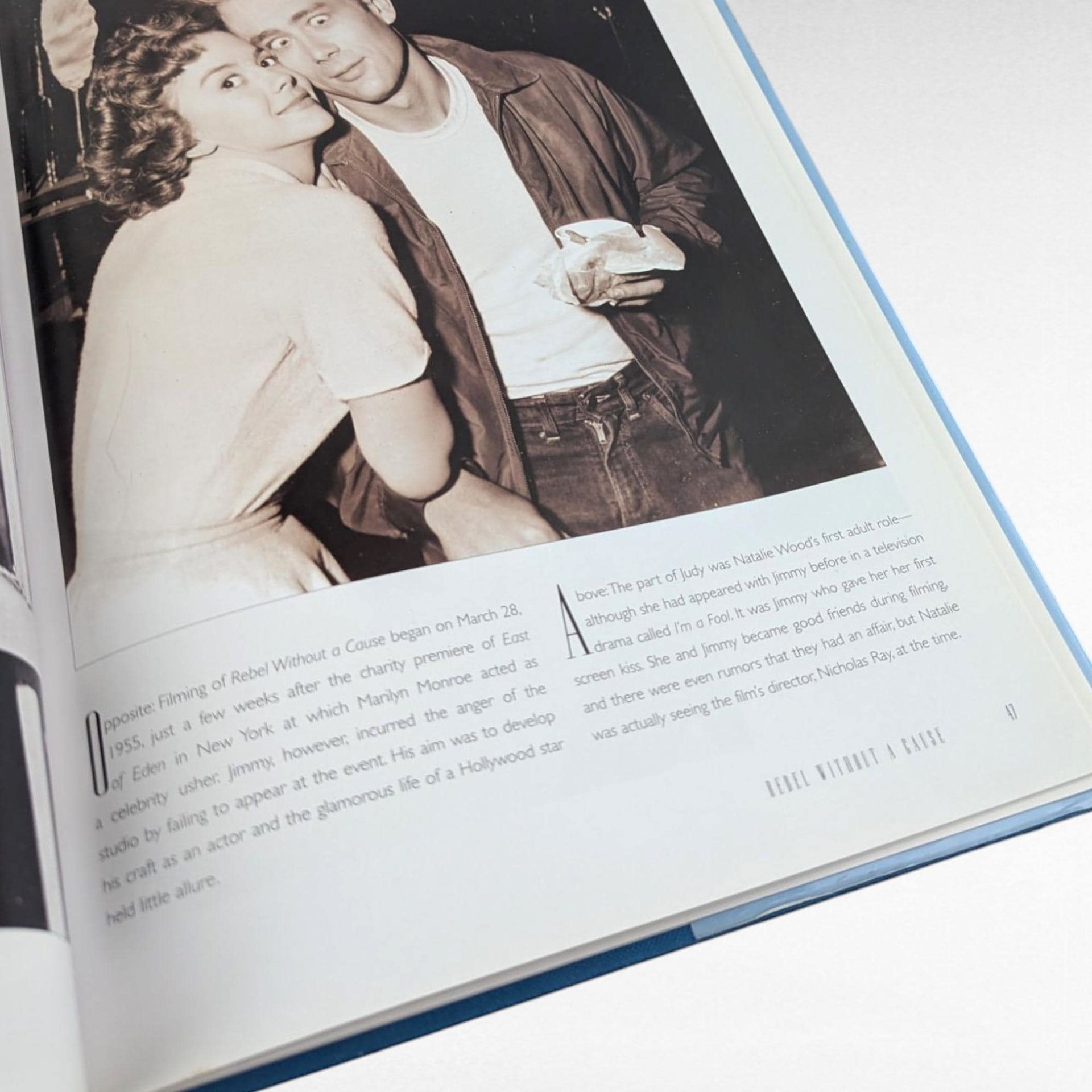 2004 James Dean: A Life in Pictures Book by Marie Clayton, Hardcover, Vintage Movie Memorabilia, Gift for Film Buffs