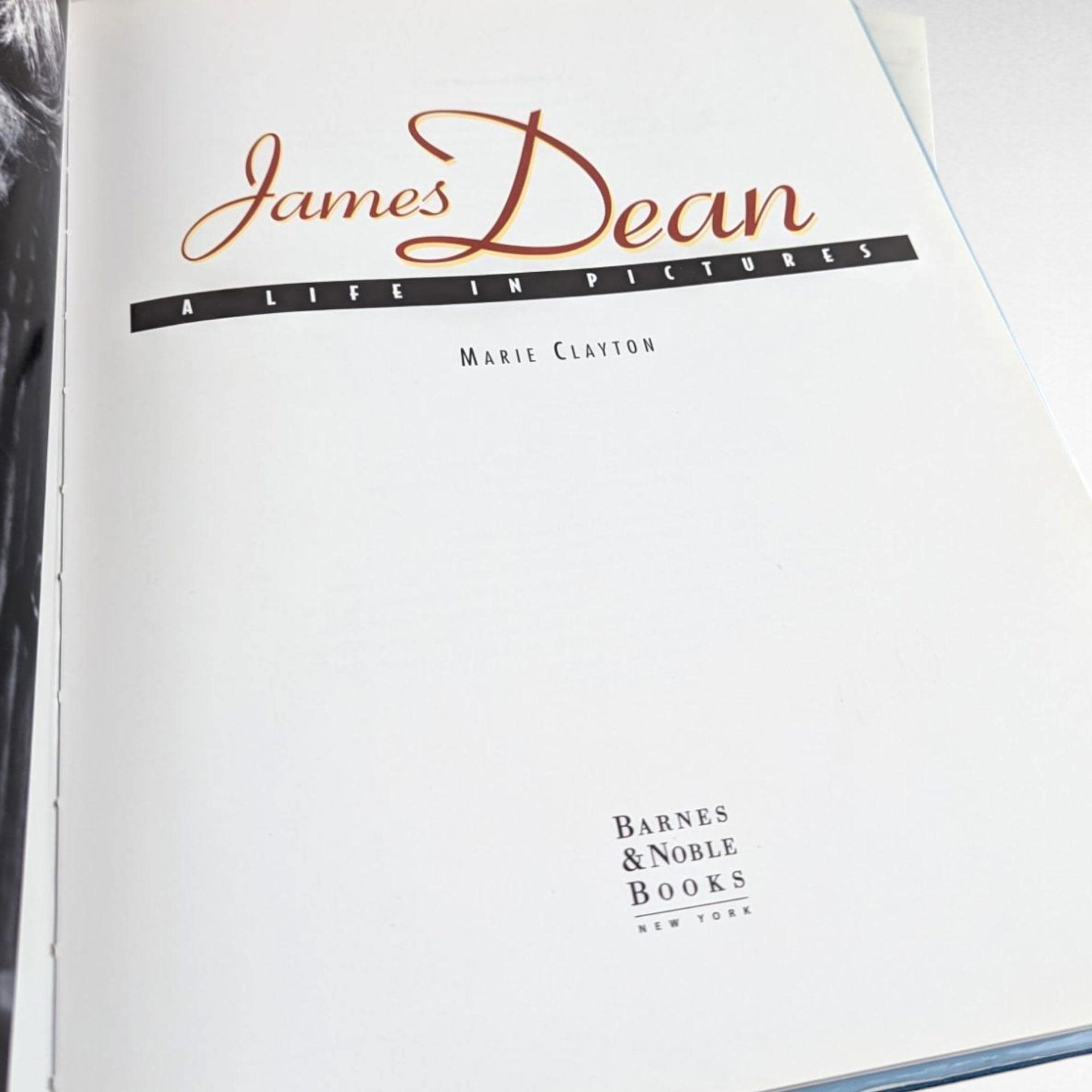 2004 James Dean: A Life in Pictures Book by Marie Clayton, Hardcover, Vintage Movie Memorabilia, Gift for Film Buffs