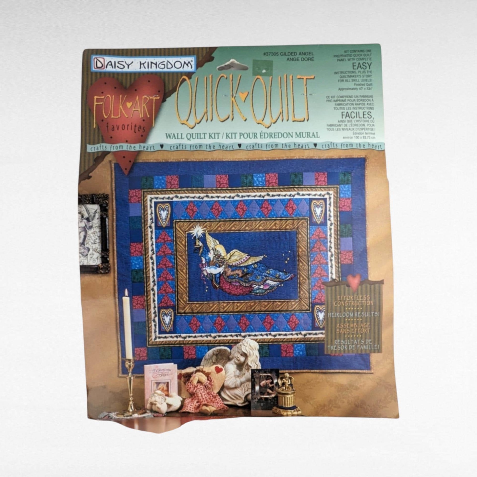 Vintage Christmas Craft Kits, 1970s-90s Needlecraft & Quilt Kits, Daisy Kingdom, Paragon, Canvas Capers, DIY Christmas Decor