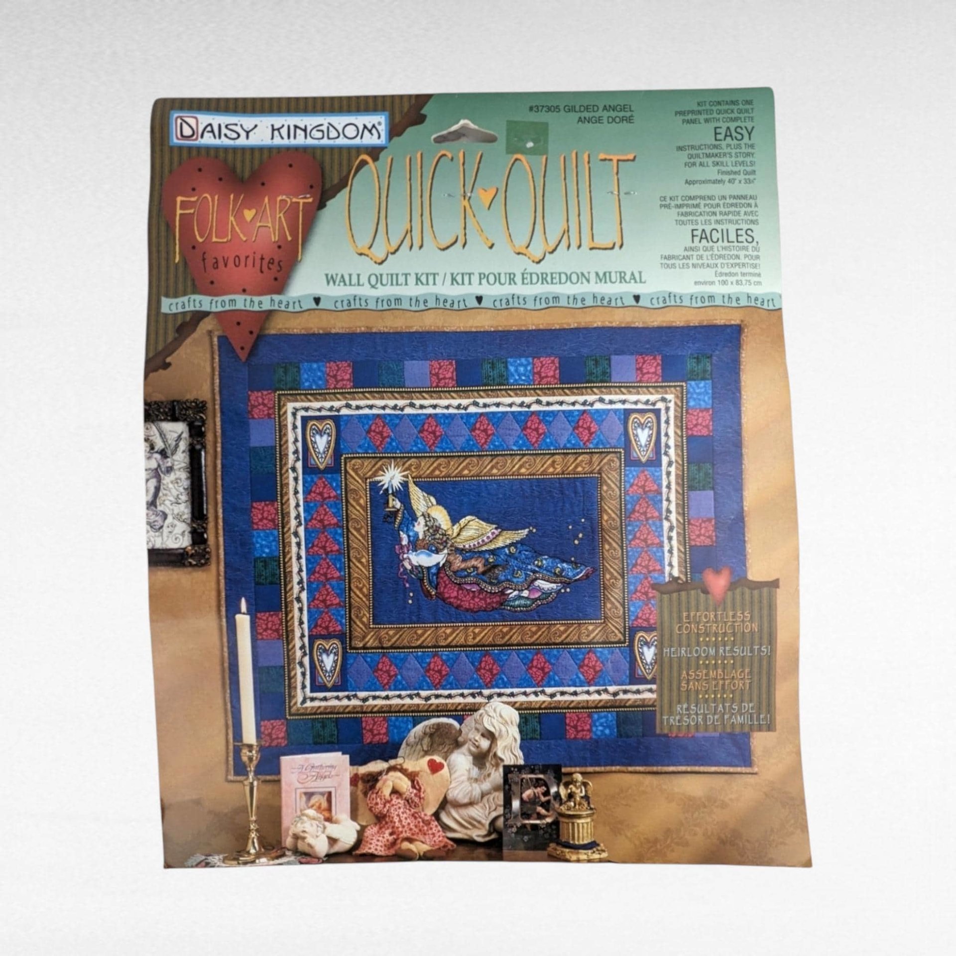 Vintage Christmas Craft Kits, 1970s-90s Needlecraft & Quilt Kits, Daisy Kingdom, Paragon, Canvas Capers, DIY Christmas Decor