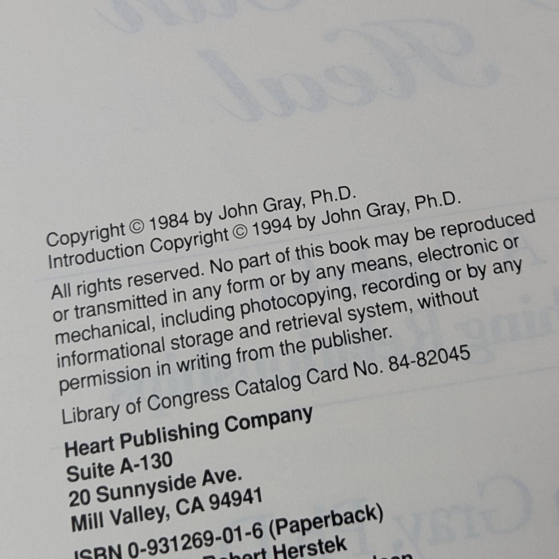1984 John Gray "What You Feel You Can Heal" Softcover Book, Relationship Guide, Heart Publishing