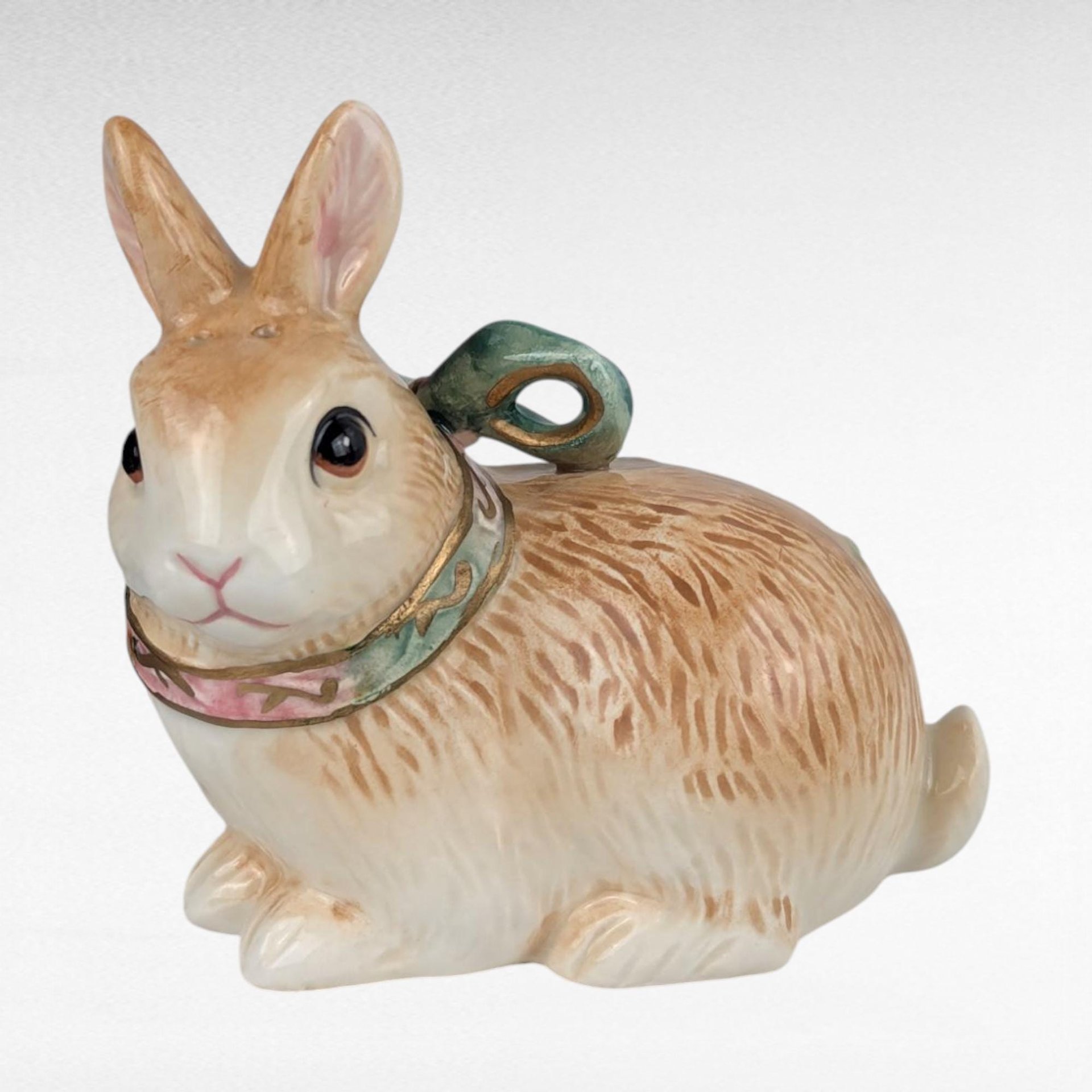 Vintage Fitz and Floyd Woodland Spring Bunny Salt and Pepper Set, Ceramic Rabbit Shakers, Collectible Kitchen Decor, Easter