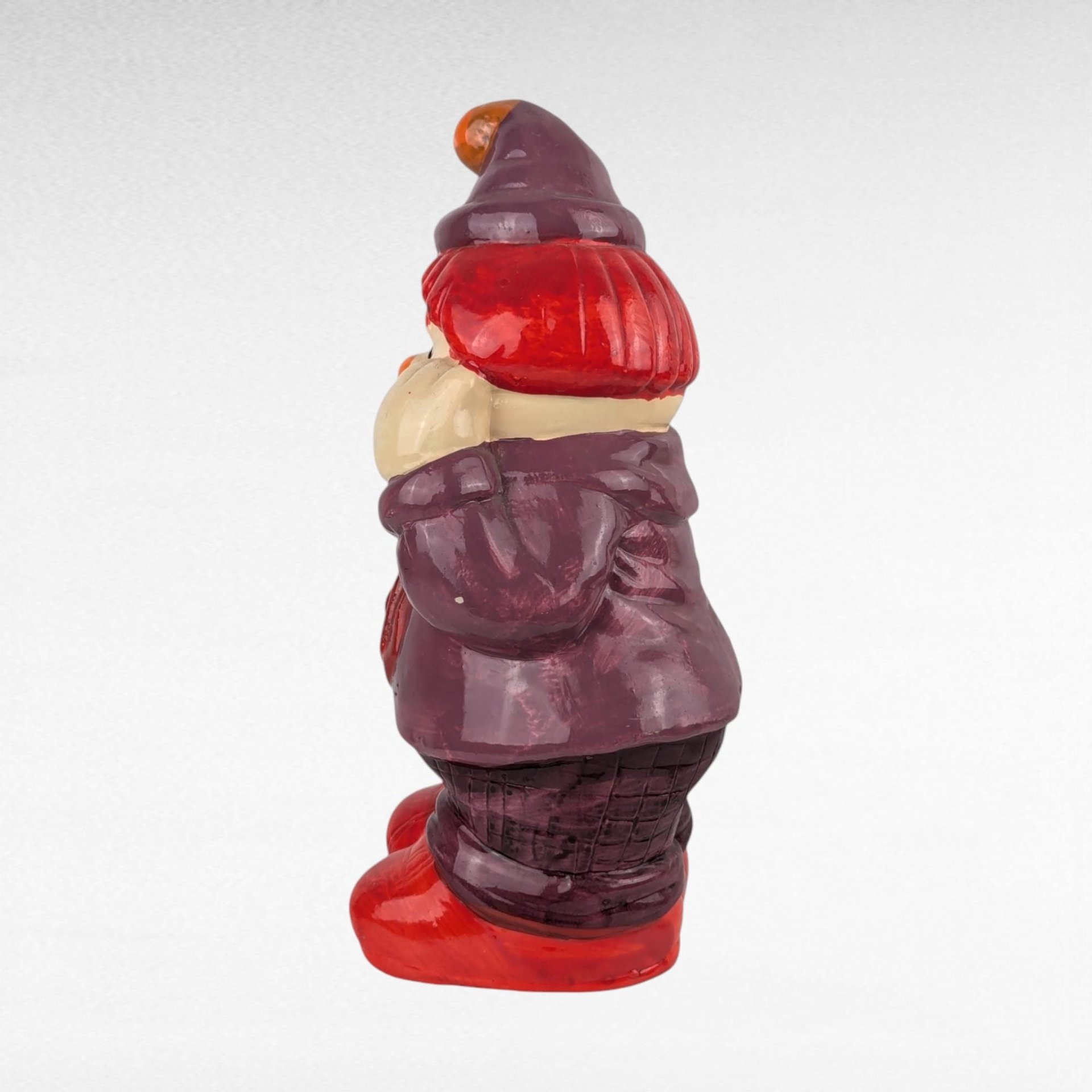 Vintage 1989 Artmark Sad Clown Ceramic Figurine, Collectible Clown Figure, Gift for Clown Collector, 9", Circus Theme
