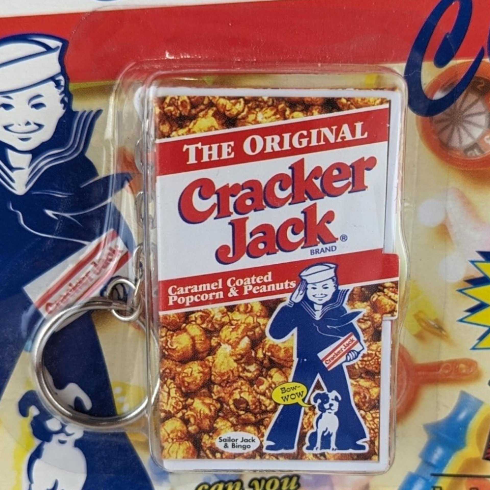 Vintage Cracker Jack Lot, Snack Containers, Bendable Toy, Refrigerator Magnets, Keychains, Collectible Toys, Nostalgic Gifts, Retro Novelty