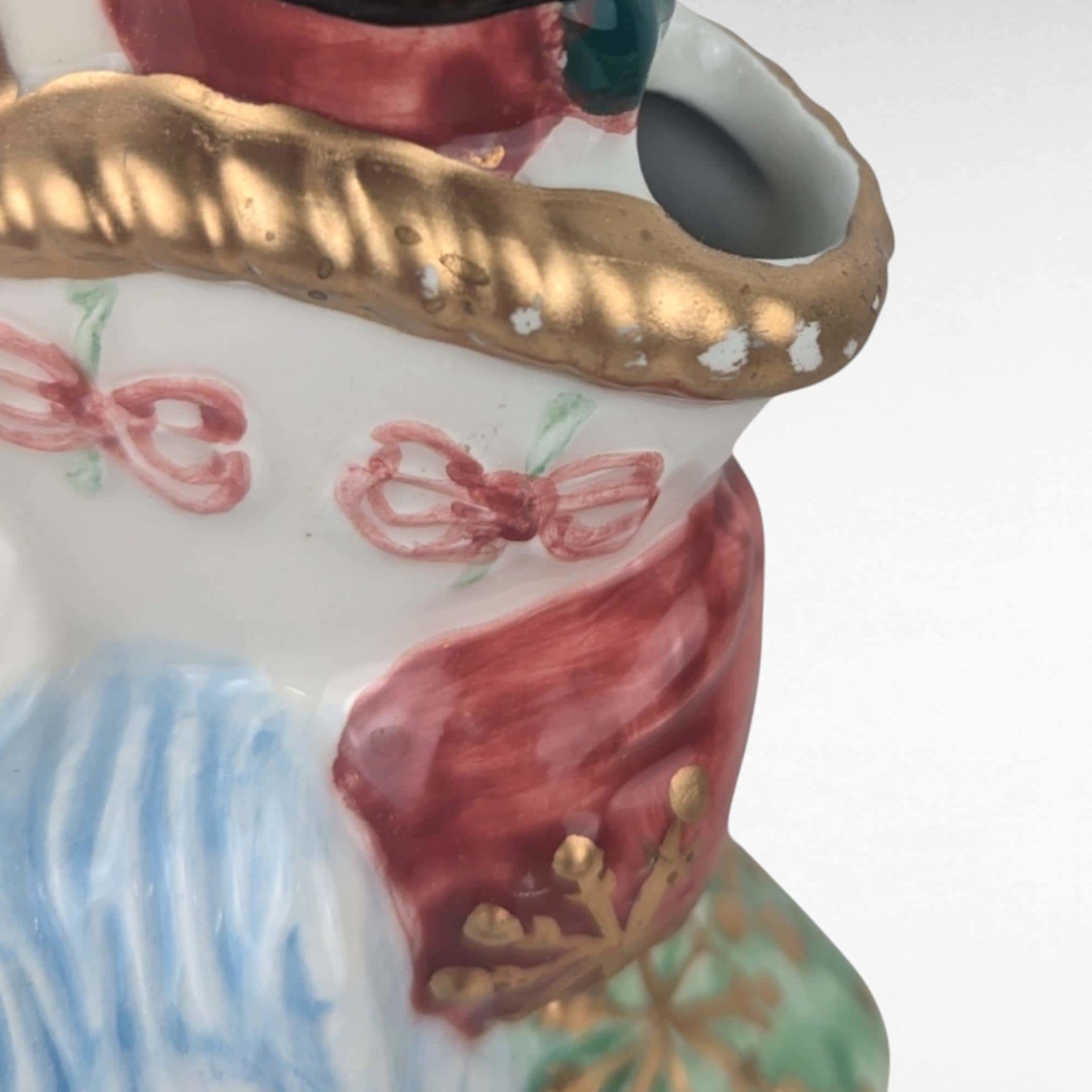 Vintage Avon St. Nicholas Teapot - Collectible Christmas Teapot, Holiday Decor, Gift for Teapot Collectors, Vintage Christmas Decor
