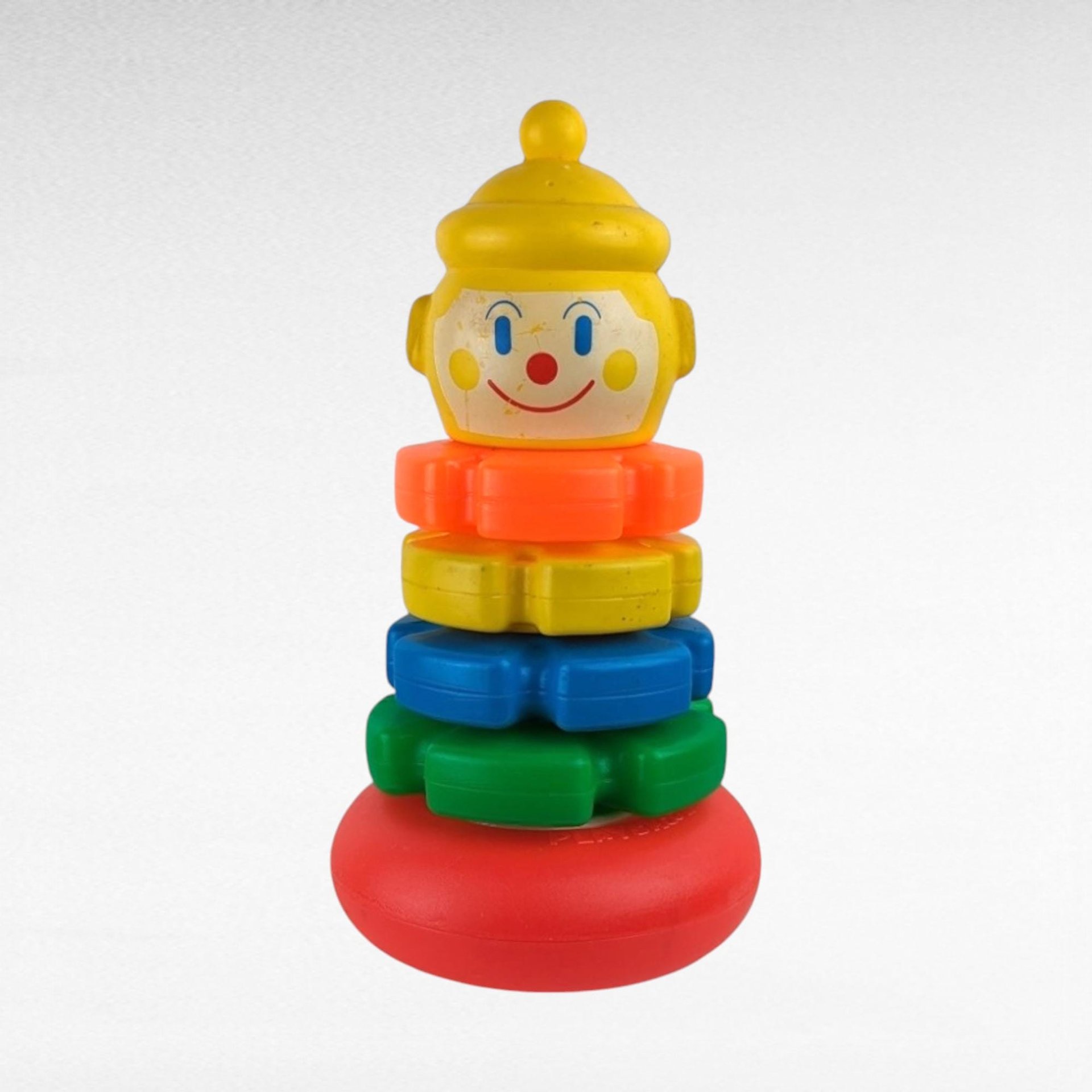 Vintage Toy Lot: Fisher Price Stacking Rings, Playskool Clown, Roly Poly Bear, Musical Turtle, Kaleidoscope - Classic Toys, Collector