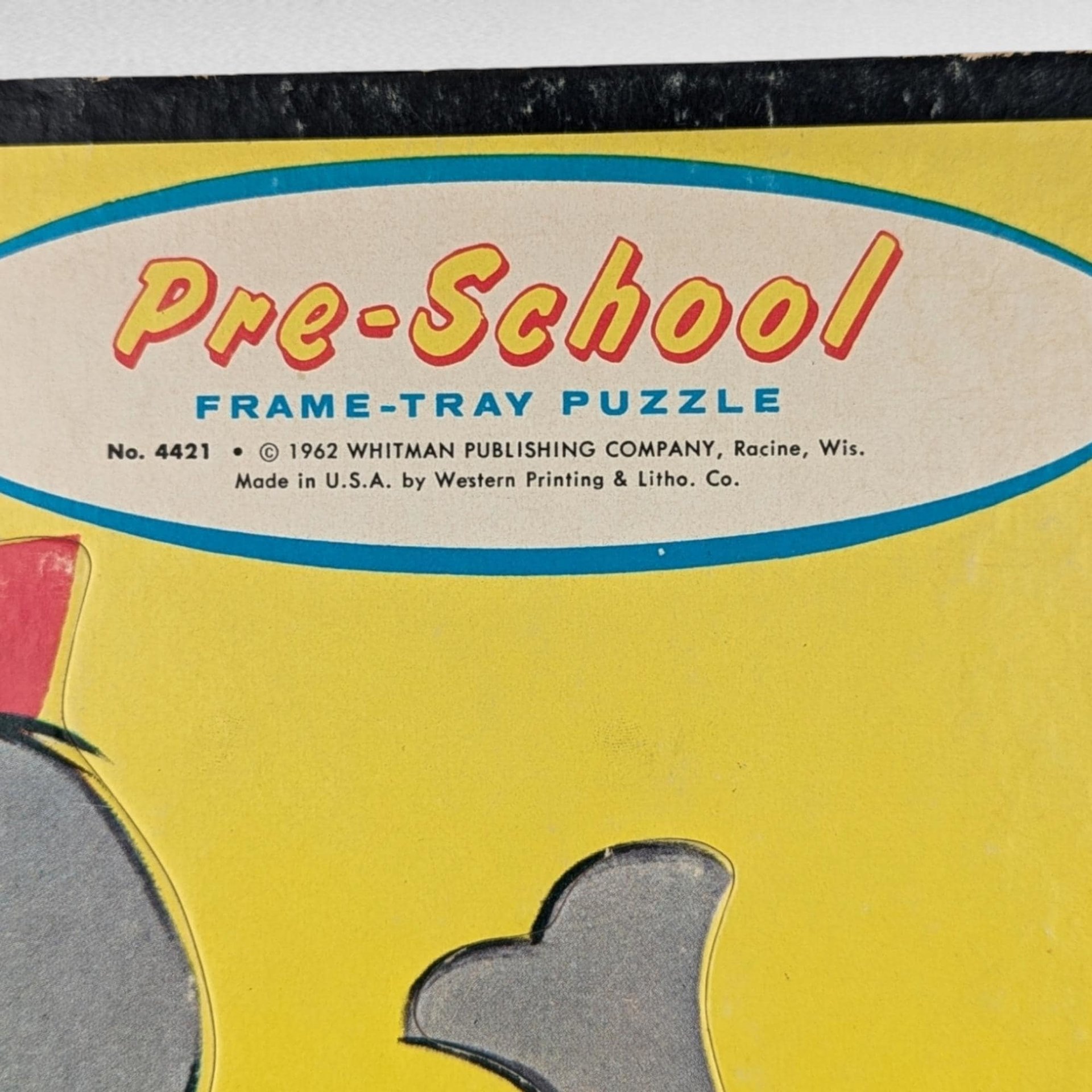 Vintage Preschool Tray Puzzles, 1960s Whitman Circus, Elephant, Kangaroo Puzzles, Jaymar Zorro Puzzle, Kids Room Decor, Nostalgic Toys