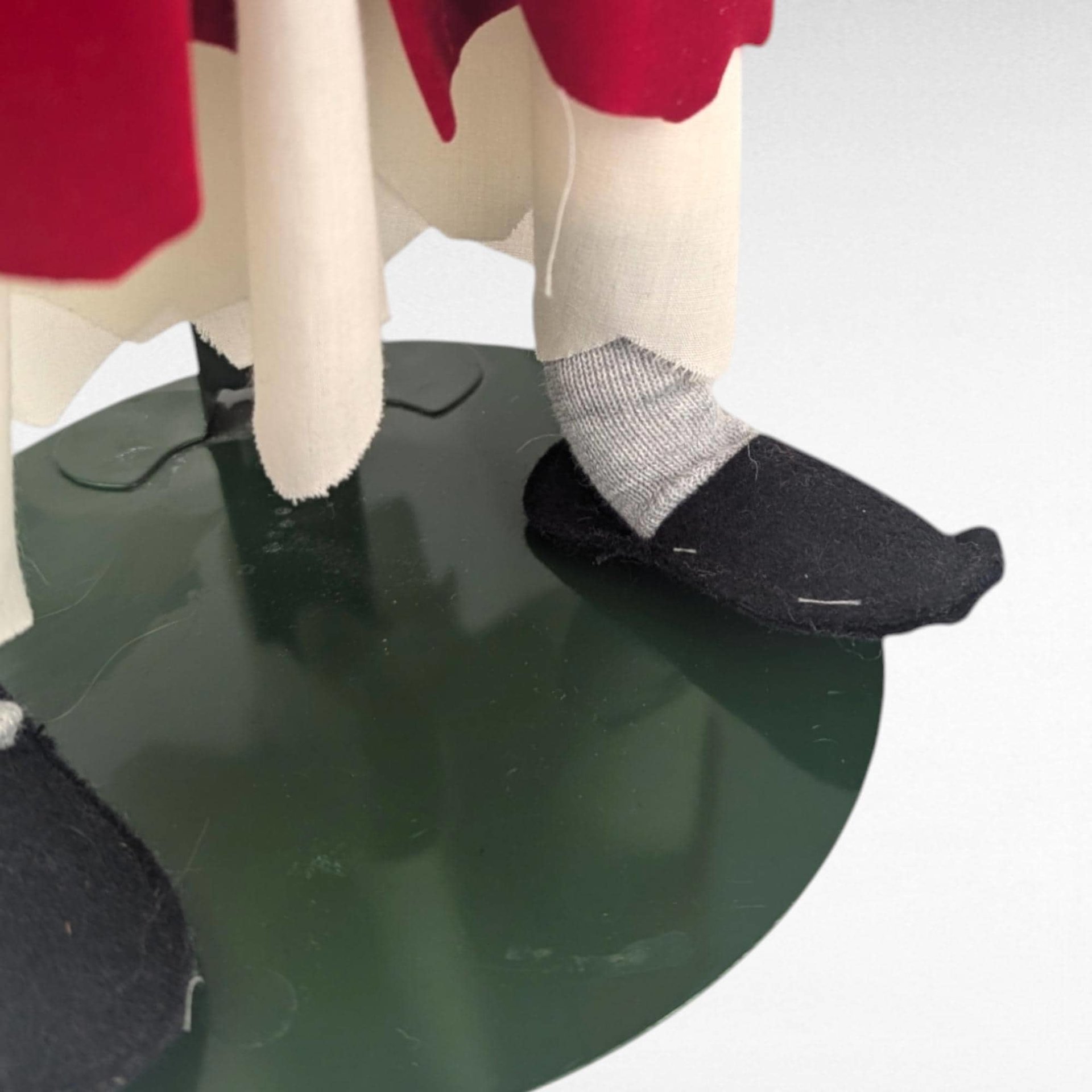 Vintage Dept 56 Scrooge Doll, 19.5" Dickens Caroler Figurine, Collectible Christmas Decor, Gift for Dickens Fan, Holiday Display