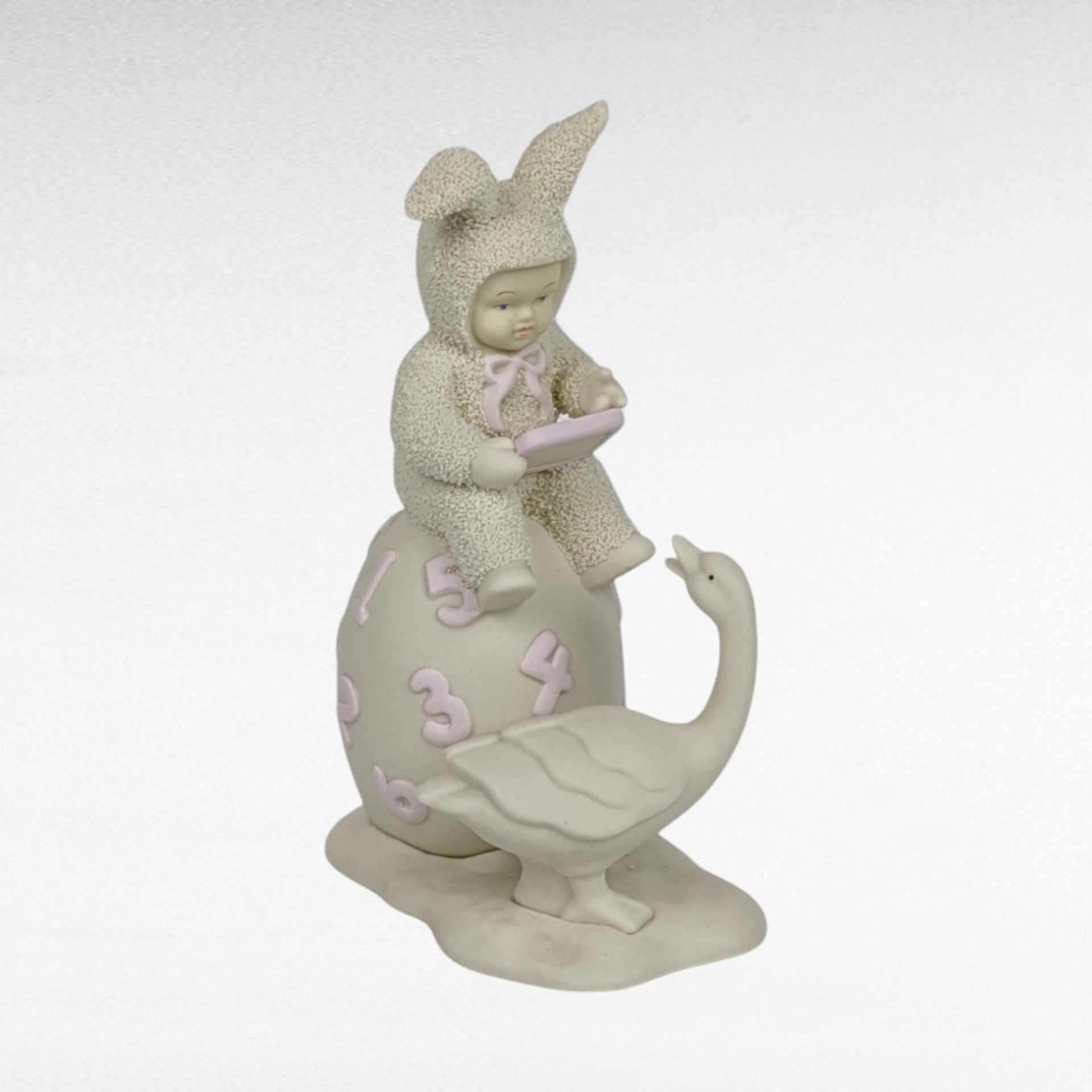 Vintage Dept 56 Snowbunnies Figurines Lot, 1995-1998, Springtime, Easter, Gift for Collector