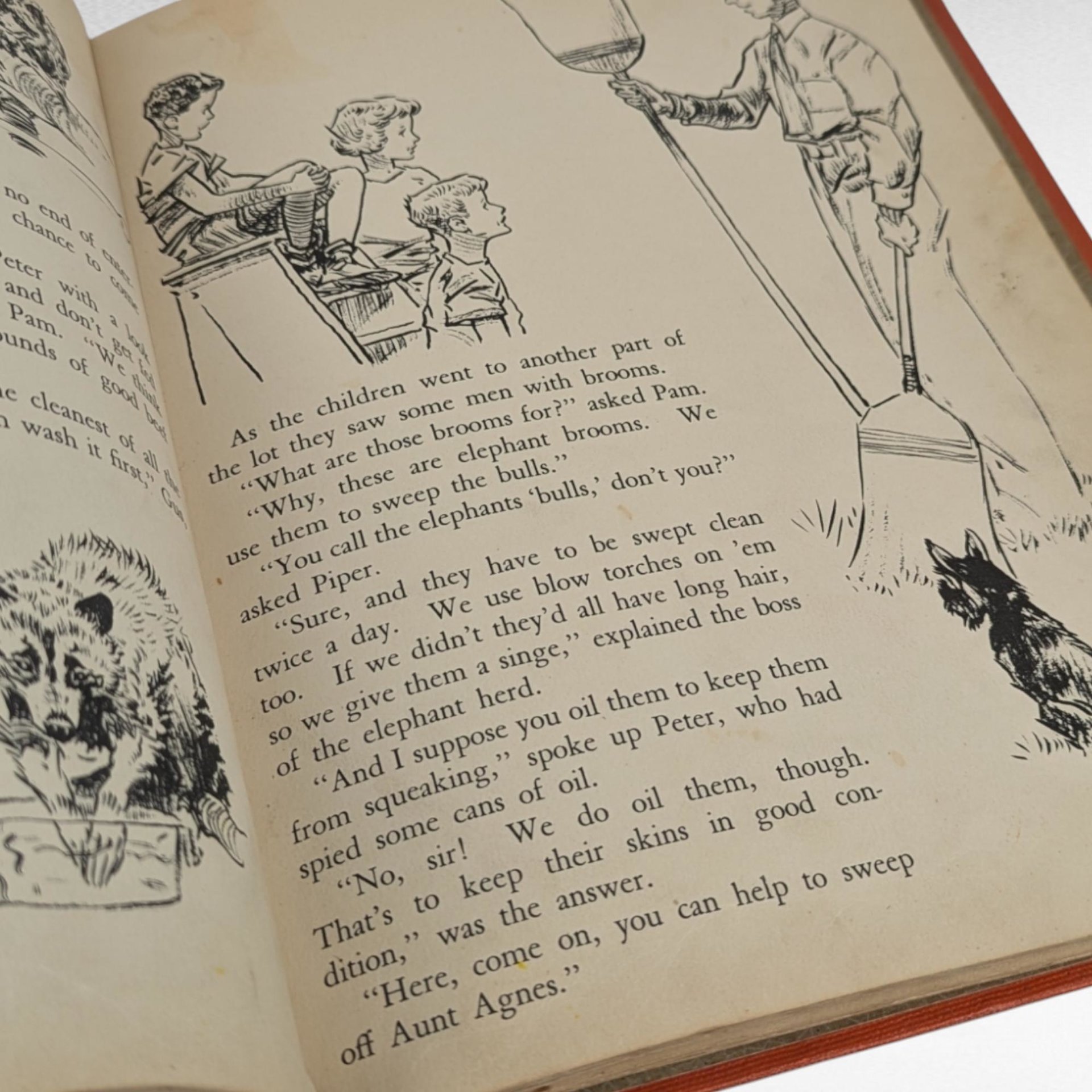 1938 3 Rings A Circus Book by Paul Brown, Vintage Children's Literature, Collectible Illustrated Book, Gift for Child, Circus Lover