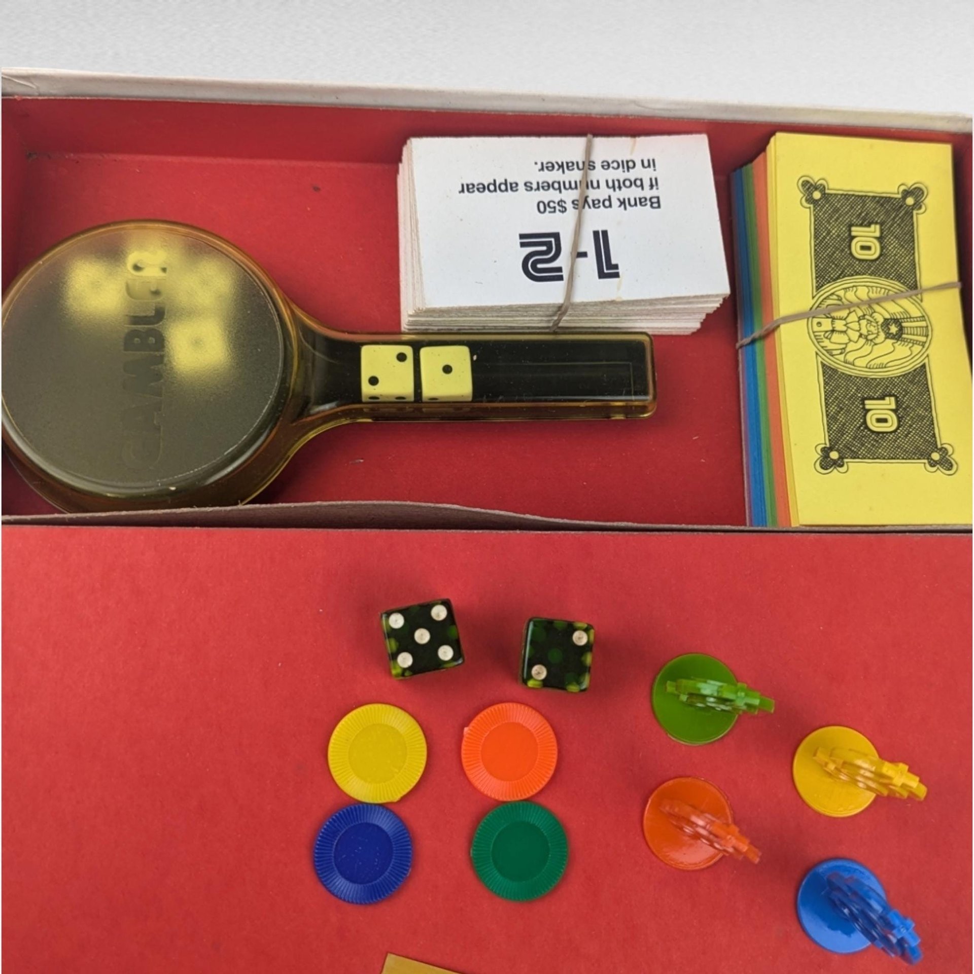 1977 Vintage Parker Brothers Gambler Board Game, Complete Set, Collectible Board Game, Gift for Game Collectors, Family Fun