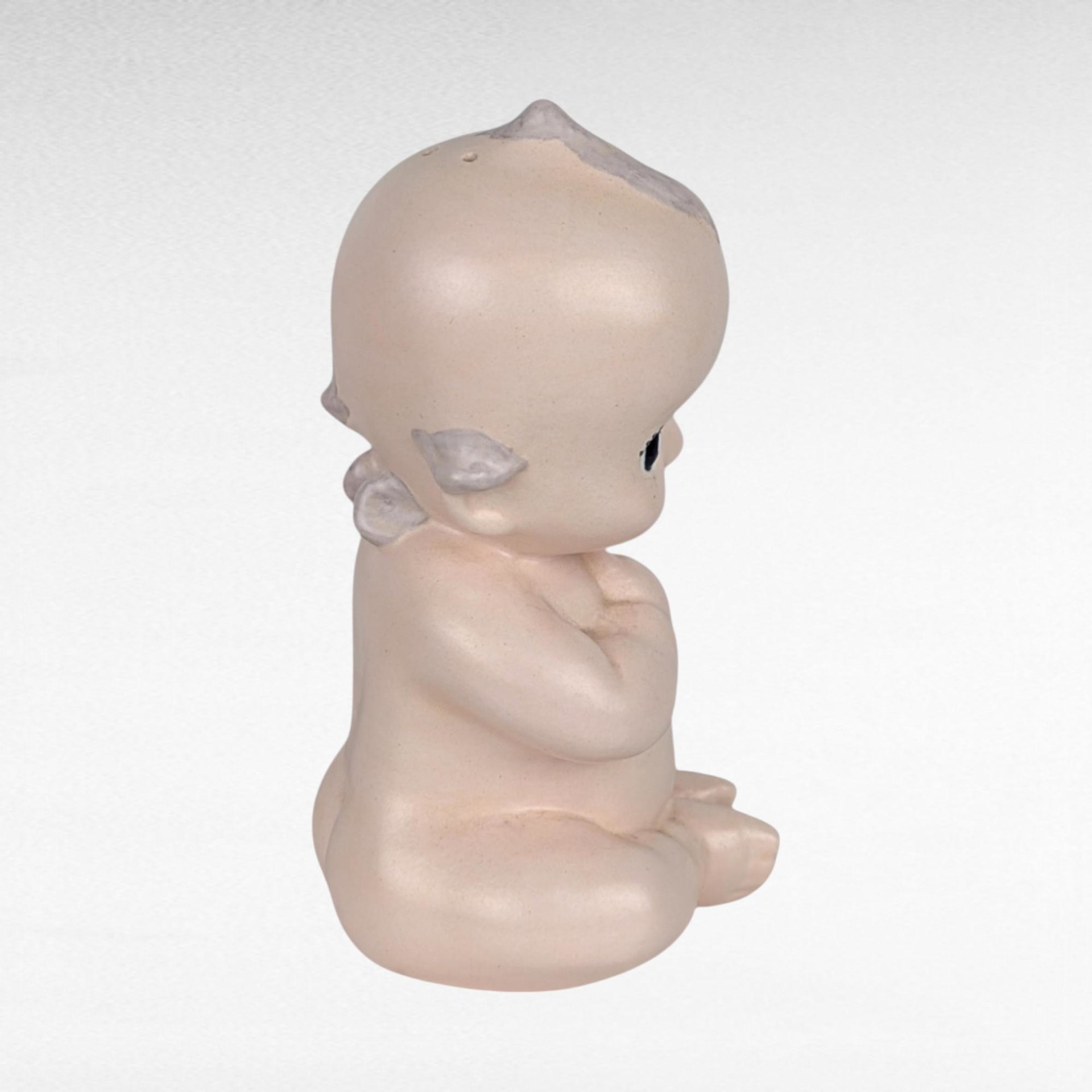 Vintage Ceramic Baby Talcum Powder Shaker, Nursery Decor, Baby Room, Collectible Baby Item, Gift for New Parents