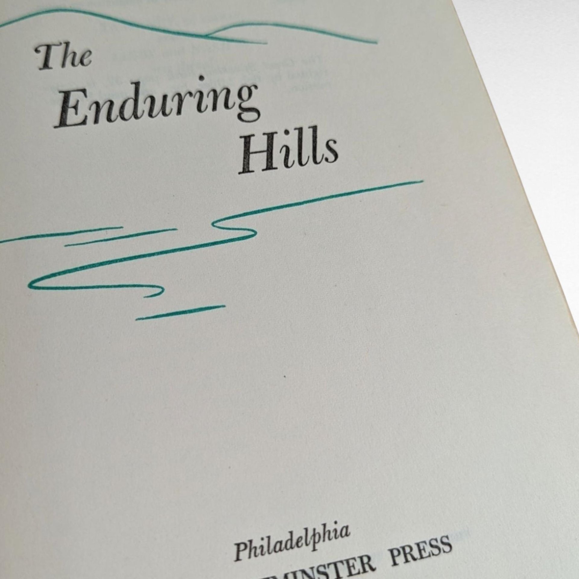 The Enduring Hills by Janice Holt Giles, Vintage Hardcover Book, Appalachian Literature, Gift for Book Lovers, Collectors