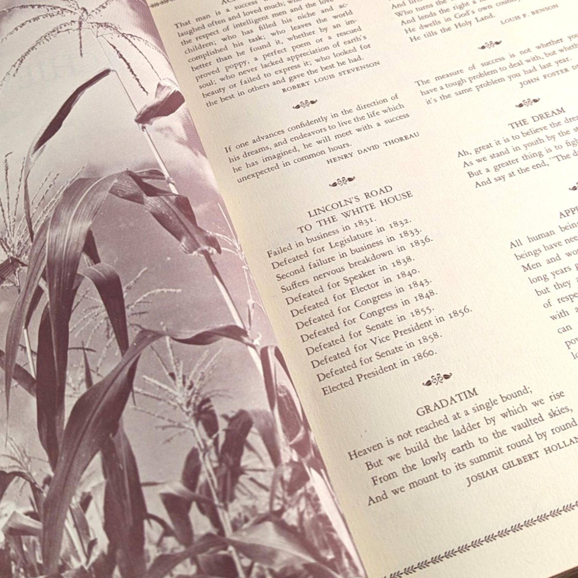 Vintage 1965 The Treasure Chest Hardcover Book, Inspirational Quotes, Poems, Sentiments, Prayers, Gift for Mother