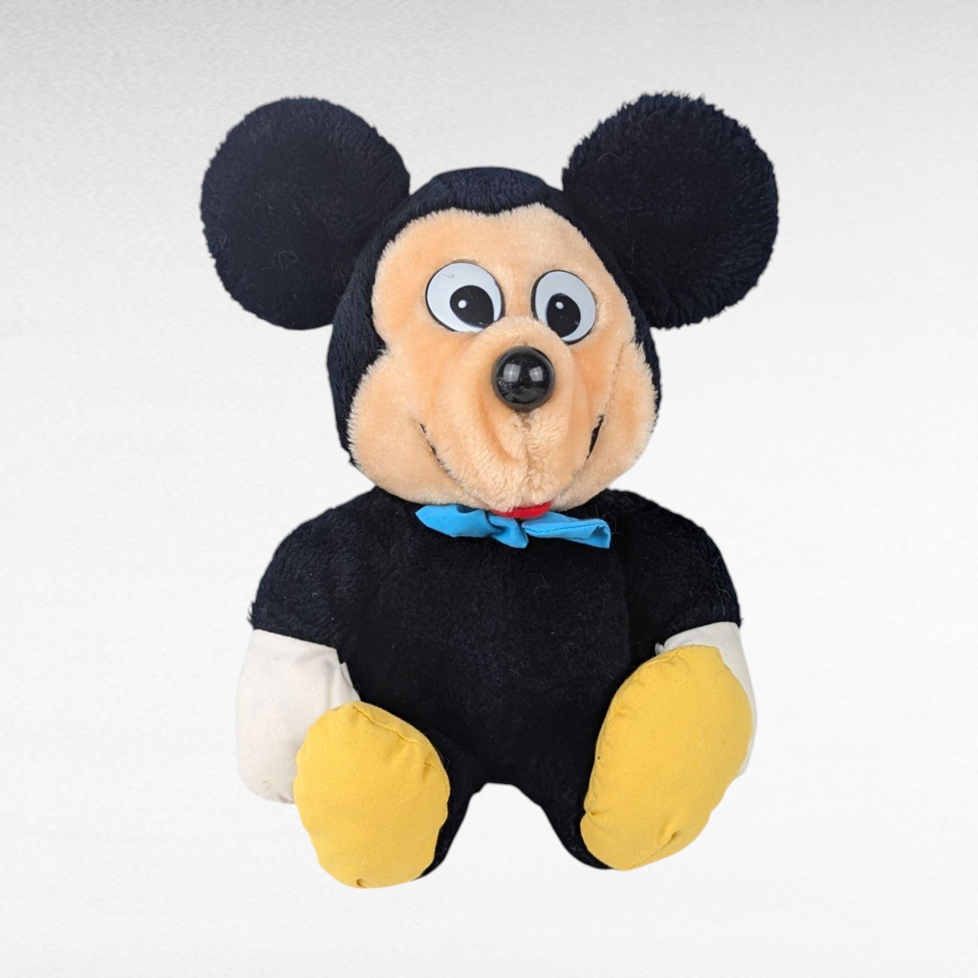 Vintage 1970s Mickey Mouse Plush Toys, Collectible Disney Memorabilia, Classic Character Dolls, Gift for Collectors