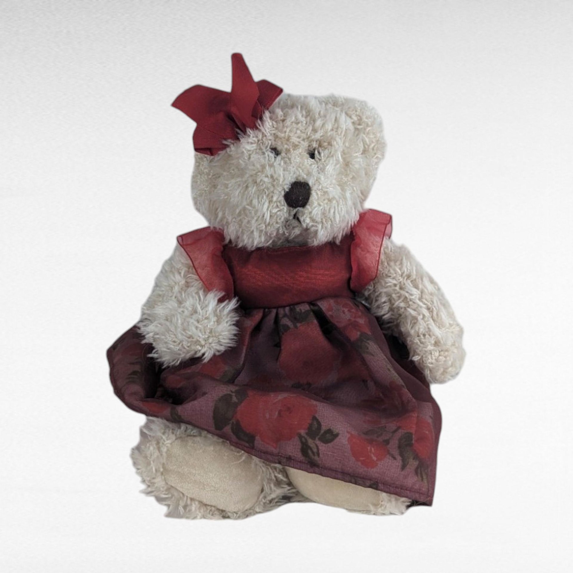 Vintage Girl Teddy Bear Lot - 1993 Ty Eve, Russ Claudette, Hen & Holly, Russ Berrie Bronwyn - Collectible Bears, Vintage Plush, Gift Ideas
