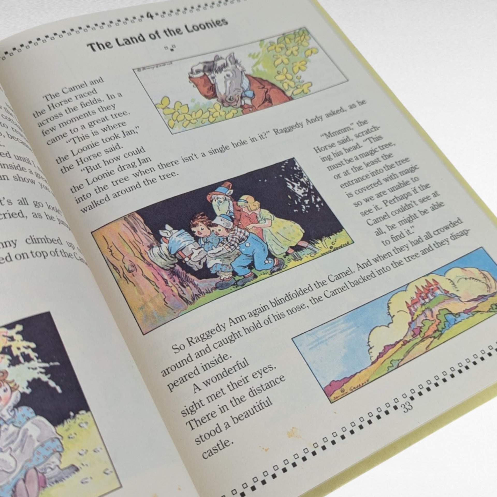 Vintage Raggedy Ann and Andy Book Lot, 1980s Giant Treasury & Second Giant Treasury, Classic Children's Literature