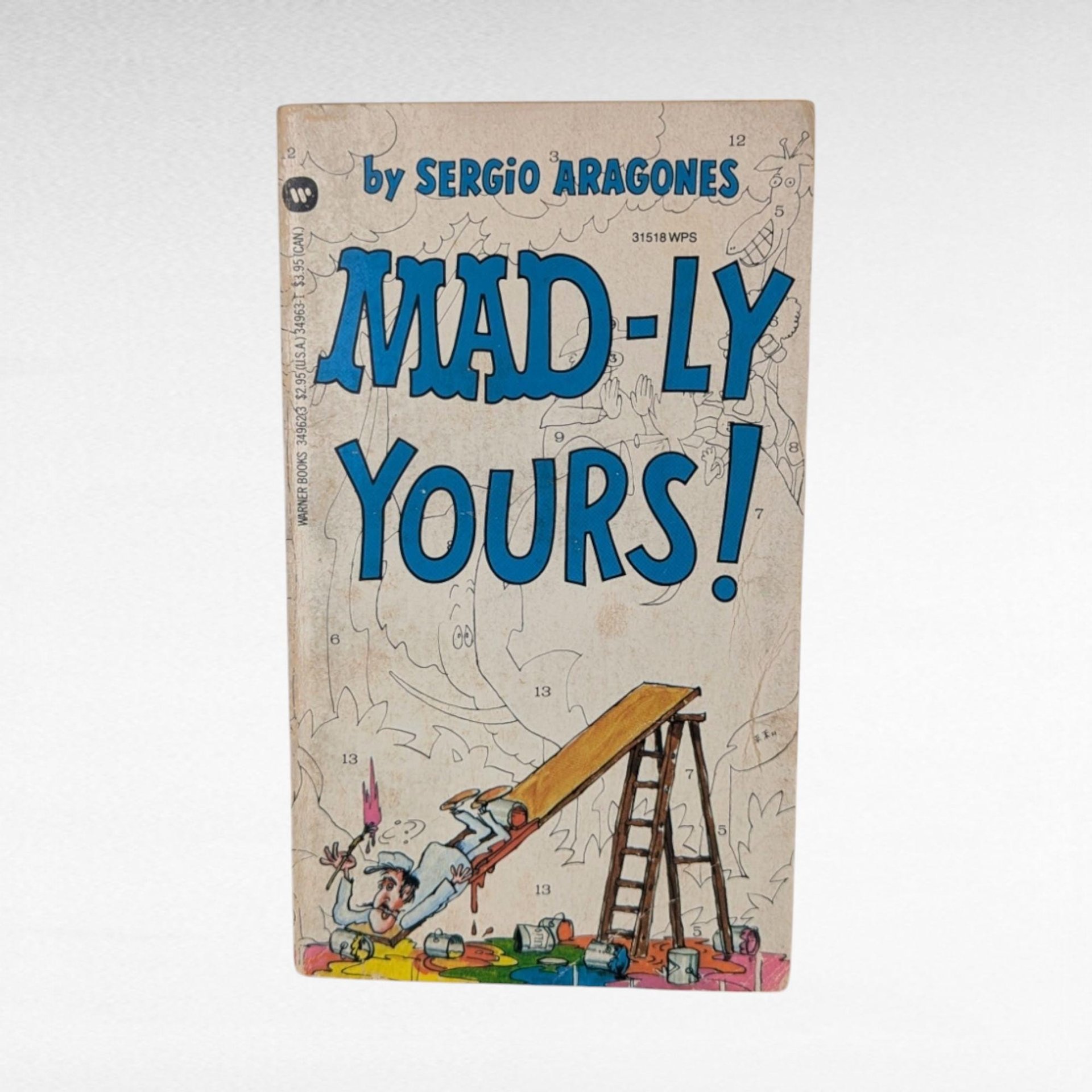 Vintage Mad Magazine Lot, Mad-ly Yours Sergio Aragones, Inside Mad, Humor, Satire, Comic Books, Collectible Magazines, Gift for Mad Fan