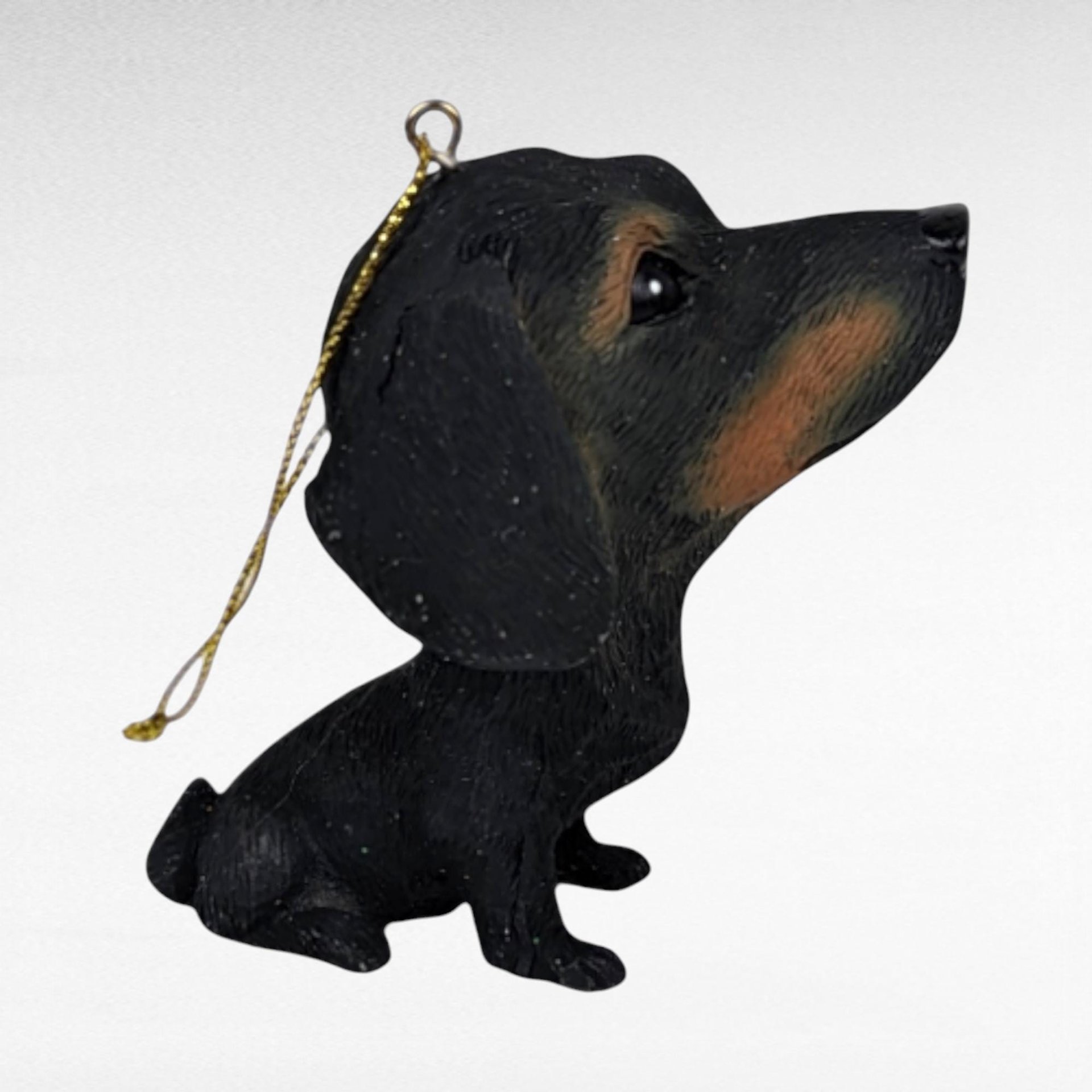 Vintage Resin Christmas Ornaments | Marathon Ornaments, Skating Snowmen, Dachshund Dog | Festive Holiday Decor