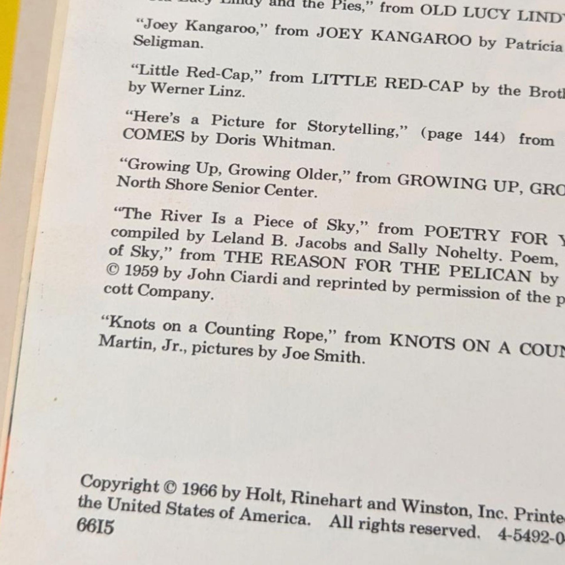 1966 Sounds of Laughter by Bill Martin Jr., Vintage Children's Book,