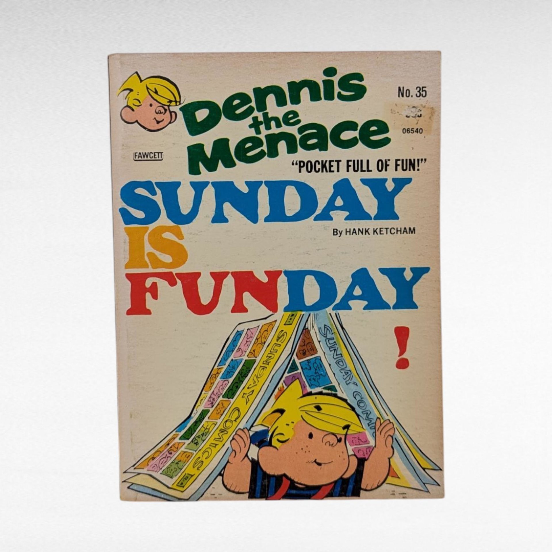 Vintage Dennis the Menace Softcover Book Set, Hank Ketcham, 1977-78, Christmas, Ruff, Gift for Kids, Comic Collectors, Nostalgia