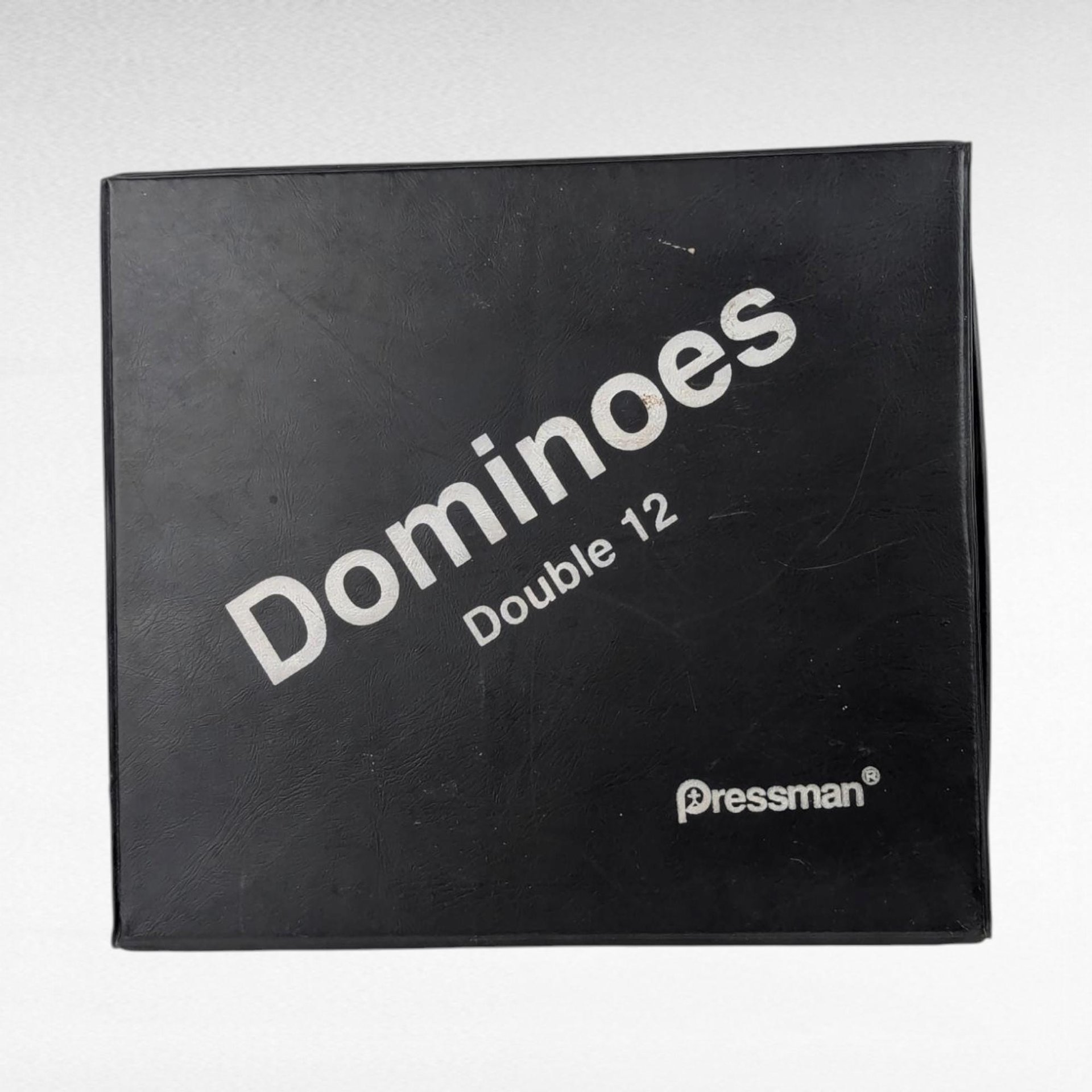 Vintage Pressman Dominoes Double 12 Set, 91 Pieces, Domino Game, Family Game Night, Gift for Board Game Lovers, Retro Game