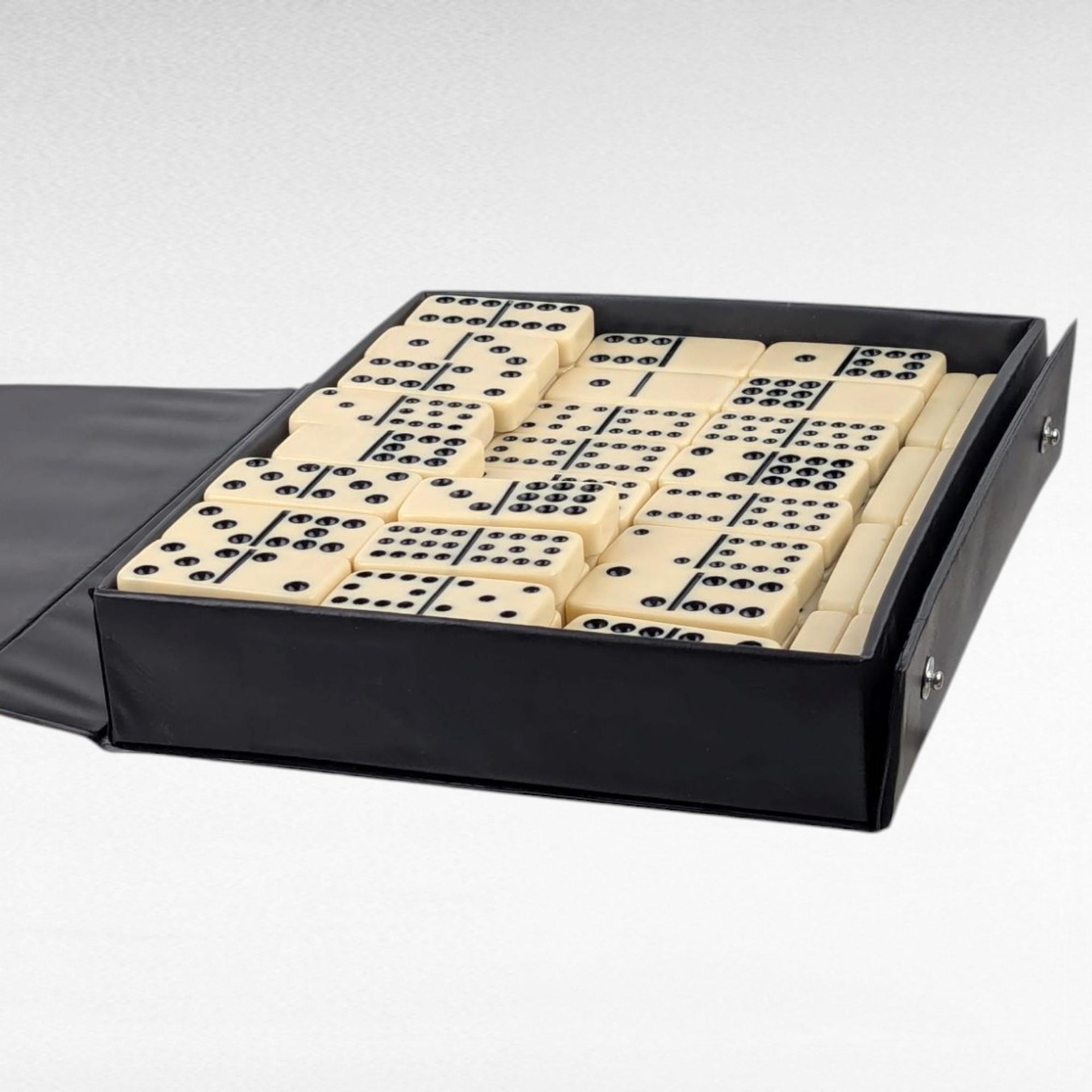 Vintage Pressman Dominoes Double 12 Set, 91 Pieces, Domino Game, Family Game Night, Gift for Board Game Lovers, Retro Game