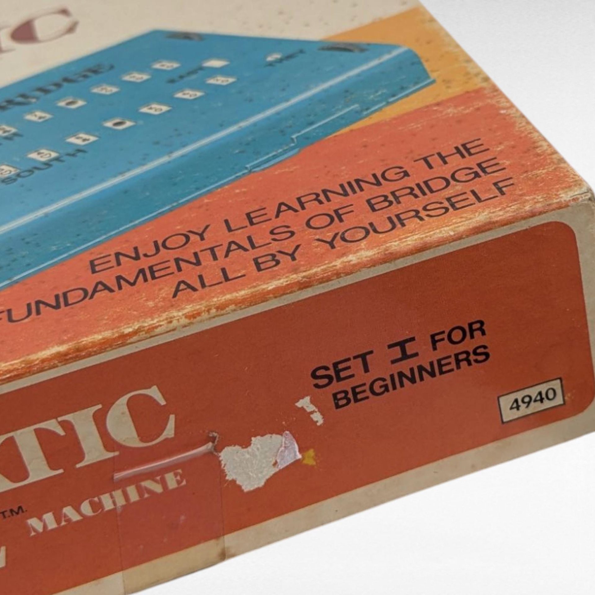 Vintage 1960s MB Chas Goren's Rolomatic Bridge Machine, Beginner Bridge Learning Tool, Classic Board Game, Gift for Bridge Enthusiasts